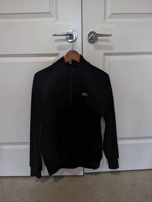 Supreme Supreme X Lacoste Velour Half-Zip Track Top | Grailed