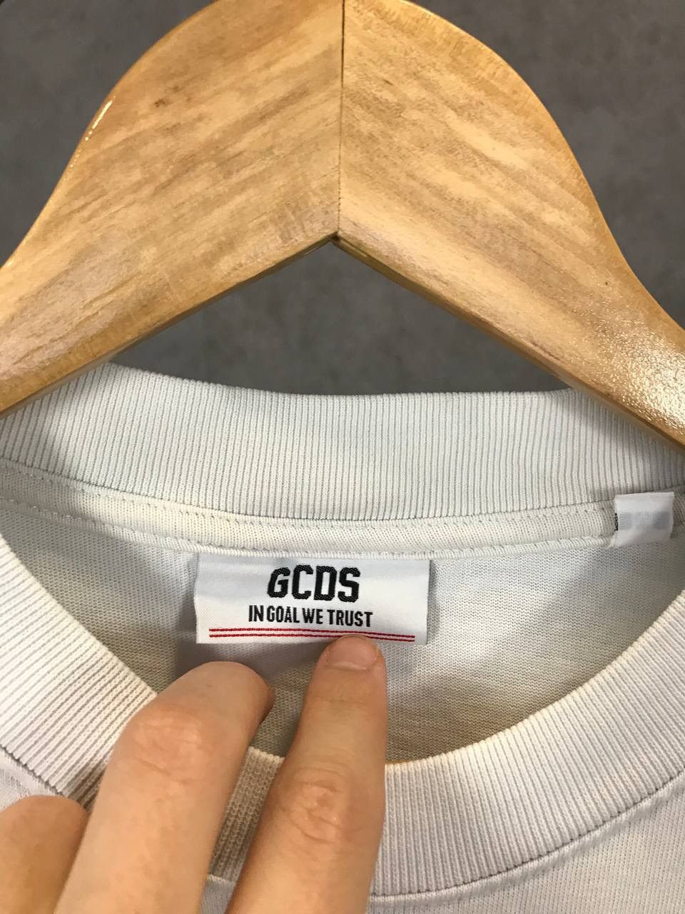 Designer × GCDS GCDS in goal we trust overprinted designer tee Size US M / EU 48-50 / 2 - 7 Thumbnail