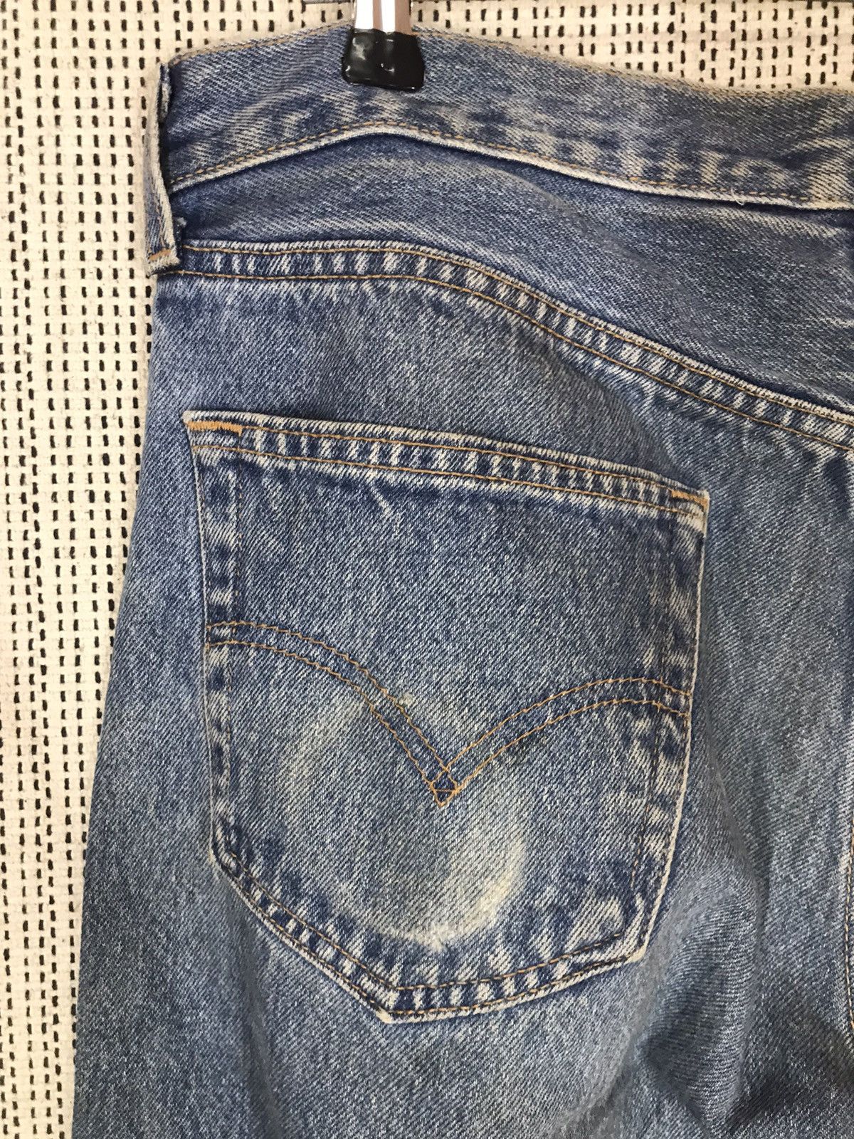 Levi's × Vintage ‼️VTG 90s LEVIS 501 DISTRESSED DENIM NICE DESIGN Size US 34 / EU 50 - 8 Thumbnail