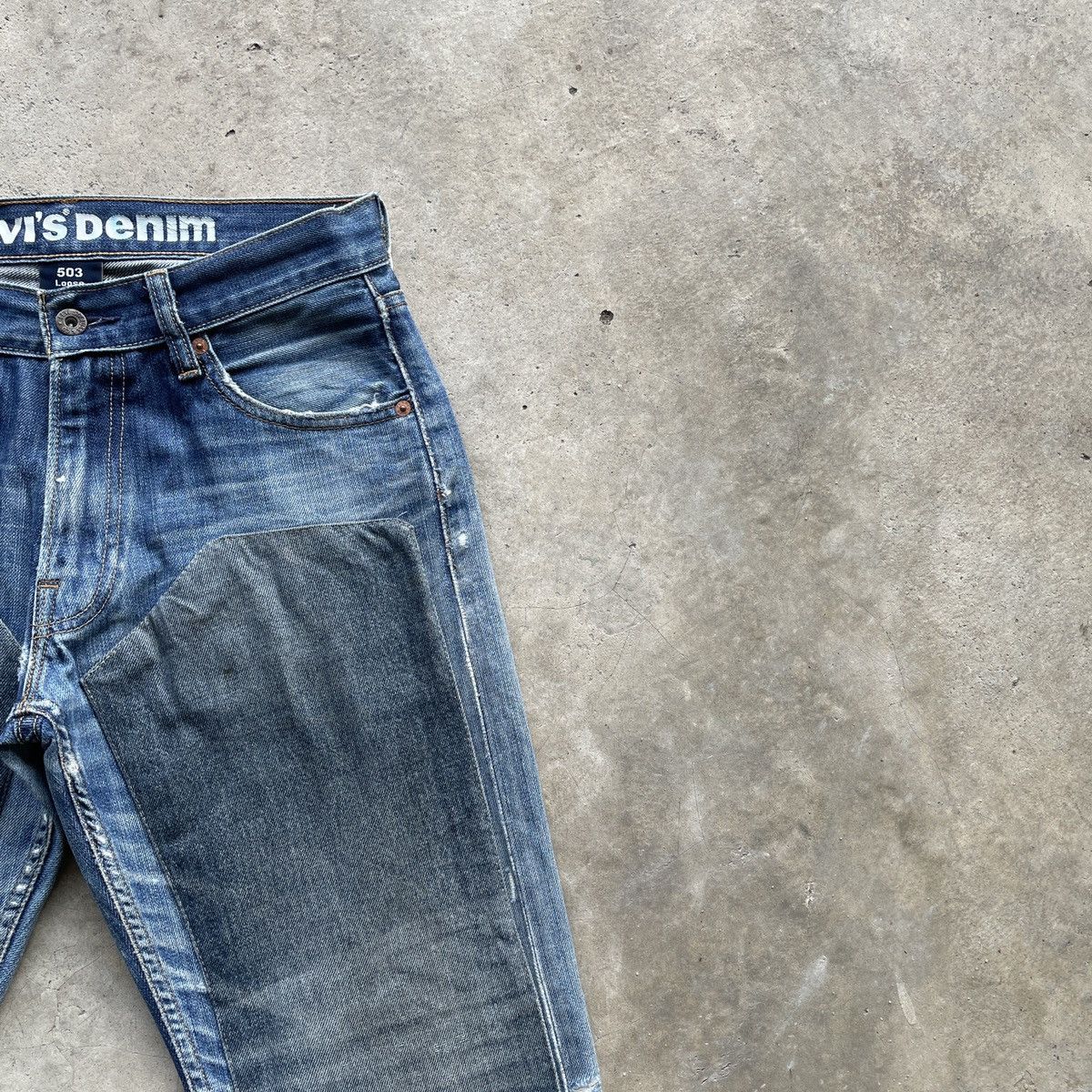 Levi's × Levi's Vintage Clothing W28x32🔥 Vintage Levi’s 503 Faded Custom Denim Jeans Pants Size US 28 / EU 44 - 6 Thumbnail