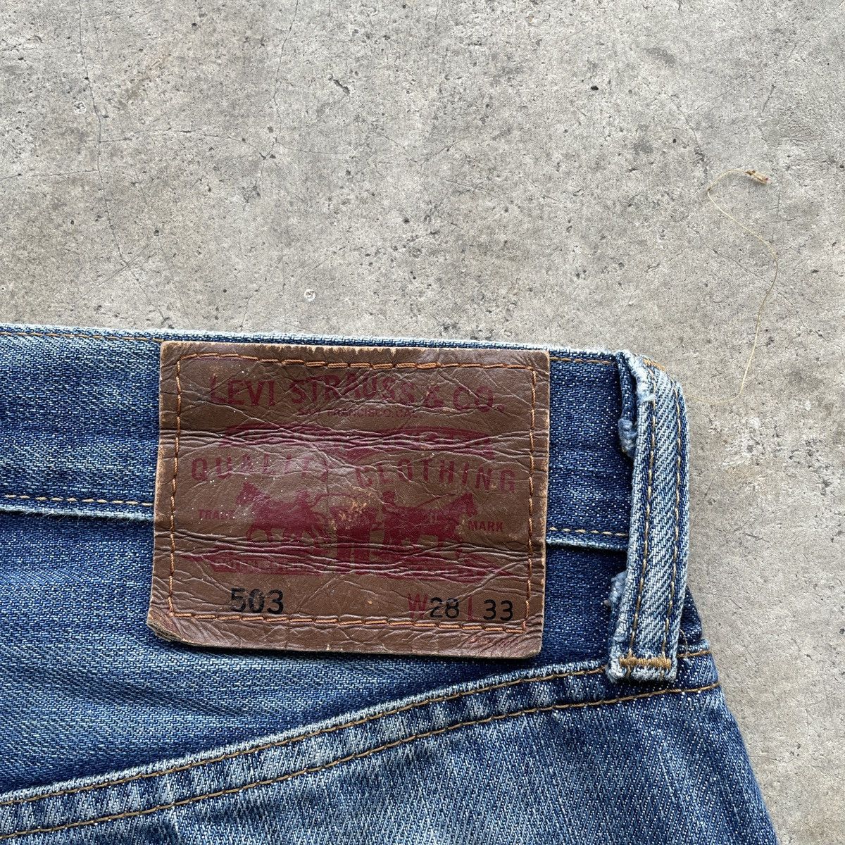 Levi's × Levi's Vintage Clothing W28x32🔥 Vintage Levi’s 503 Faded Custom Denim Jeans Pants Size US 28 / EU 44 - 11 Thumbnail