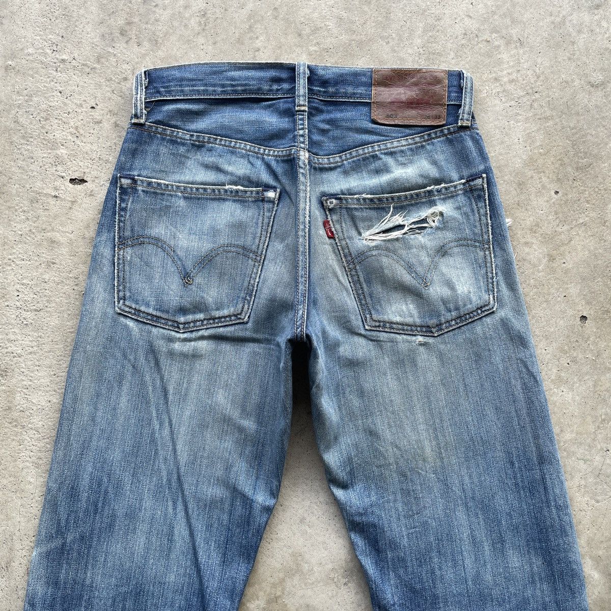 Levi's × Levi's Vintage Clothing W28x32🔥 Vintage Levi’s 503 Faded Custom Denim Jeans Pants Size US 28 / EU 44 - 12 Thumbnail