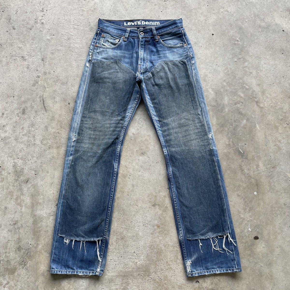 Levi's × Levi's Vintage Clothing W28x32🔥 Vintage Levi’s 503 Faded Custom Denim Jeans Pants Size US 28 / EU 44 - 1 Thumbnail