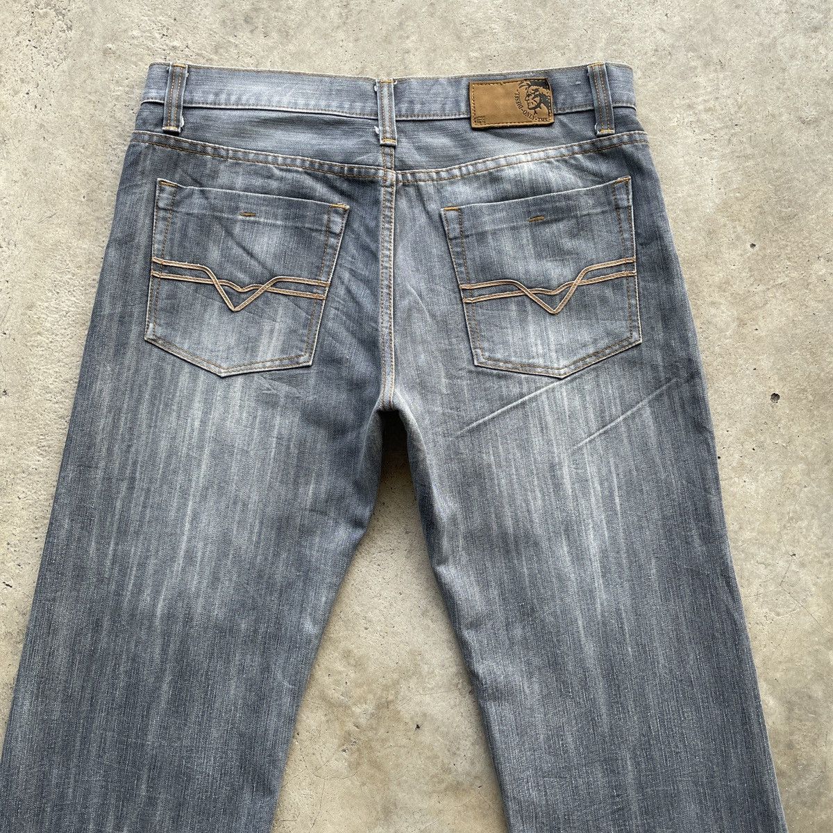 Diesel Vintage Diesel Industry Faded Denim Jeans Pants W34x29.5 Size US 34 / EU 50 - 11 Thumbnail