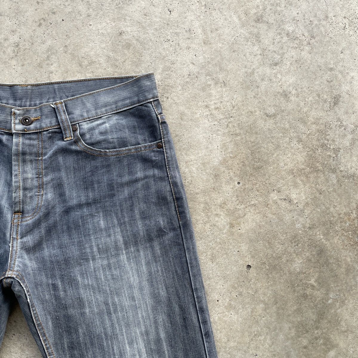 Diesel Vintage Diesel Industry Faded Denim Jeans Pants W34x29.5 Size US 34 / EU 50 - 6 Thumbnail