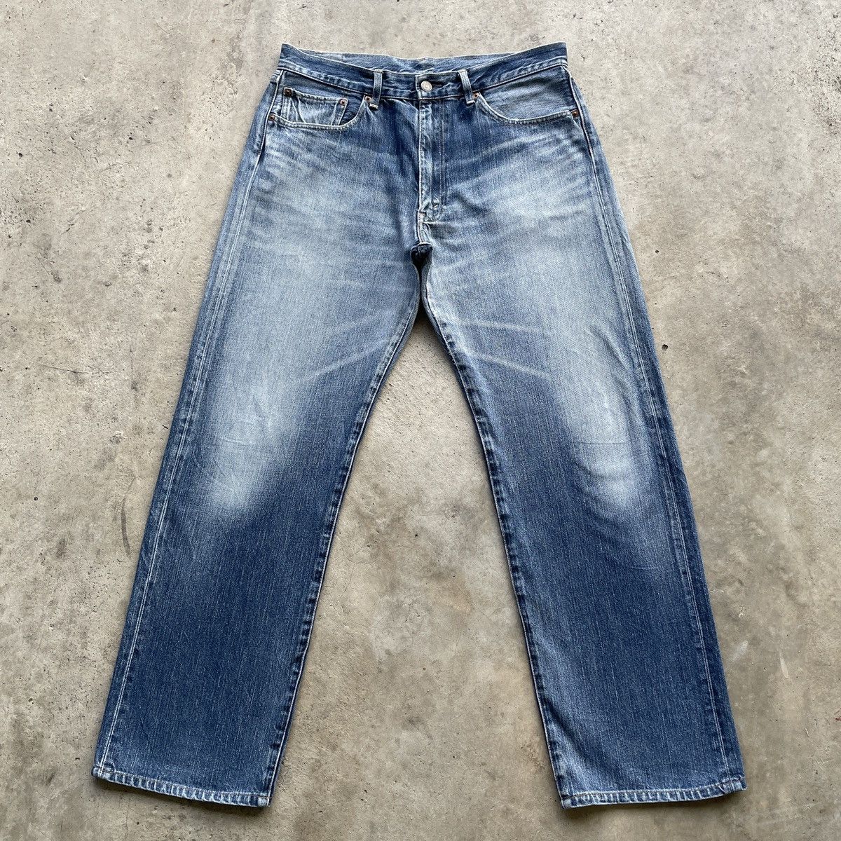 Levi's Vintage Clothing Vintage Levi’s 510 Faded Jeans W33x32 Levis 510 Denim Pants Size US 33 - 1 Thumbnail