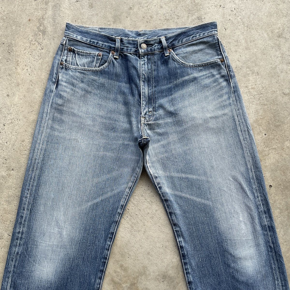 Levi's Vintage Clothing Vintage Levi’s 510 Faded Jeans W33x32 Levis 510 Denim Pants Size US 33 - 3 Thumbnail