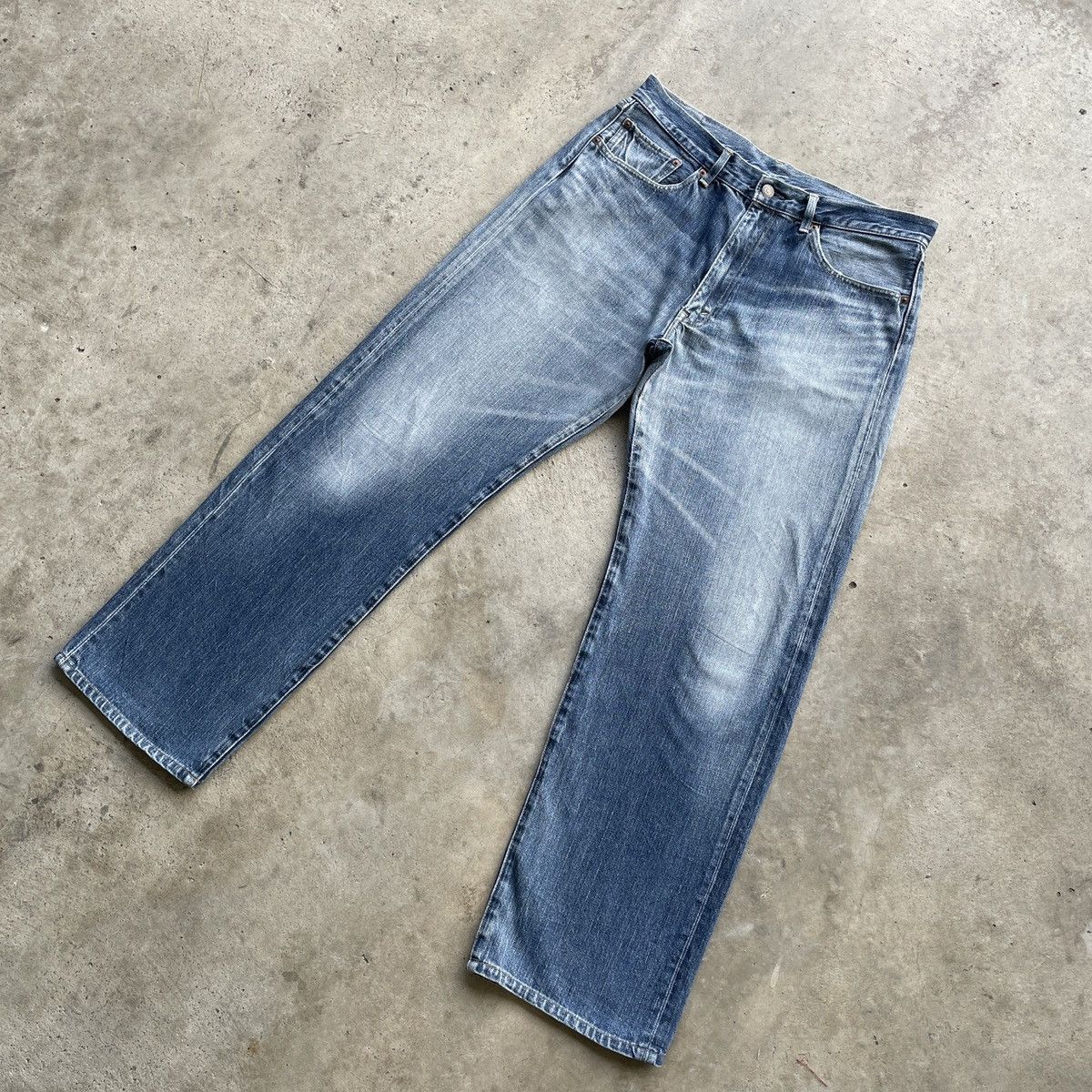 Levi's Vintage Clothing Vintage Levi’s 510 Faded Jeans W33x32 Levis 510 Denim Pants Size US 33 - 2 Thumbnail