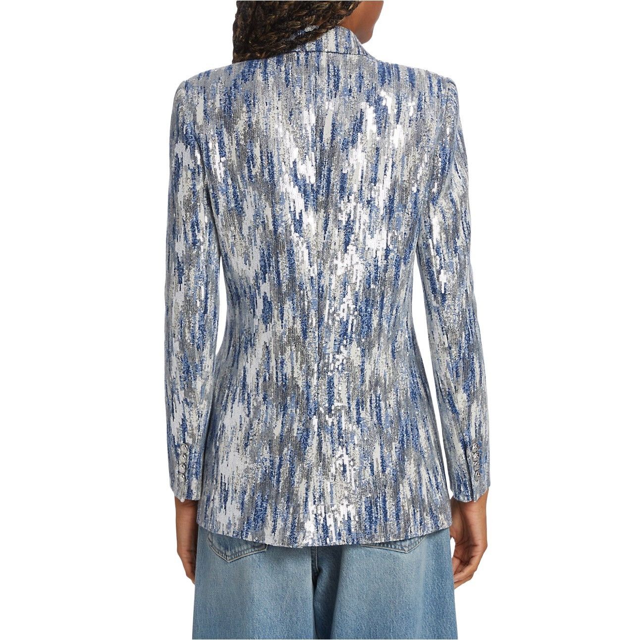 Derek Lam 10 Crosby × Designer Derek Lam 10 Crosby Walter Sequined Double-Breasted Jacket Size XL / US 12-14 / IT 48-50 - 6 Thumbnail