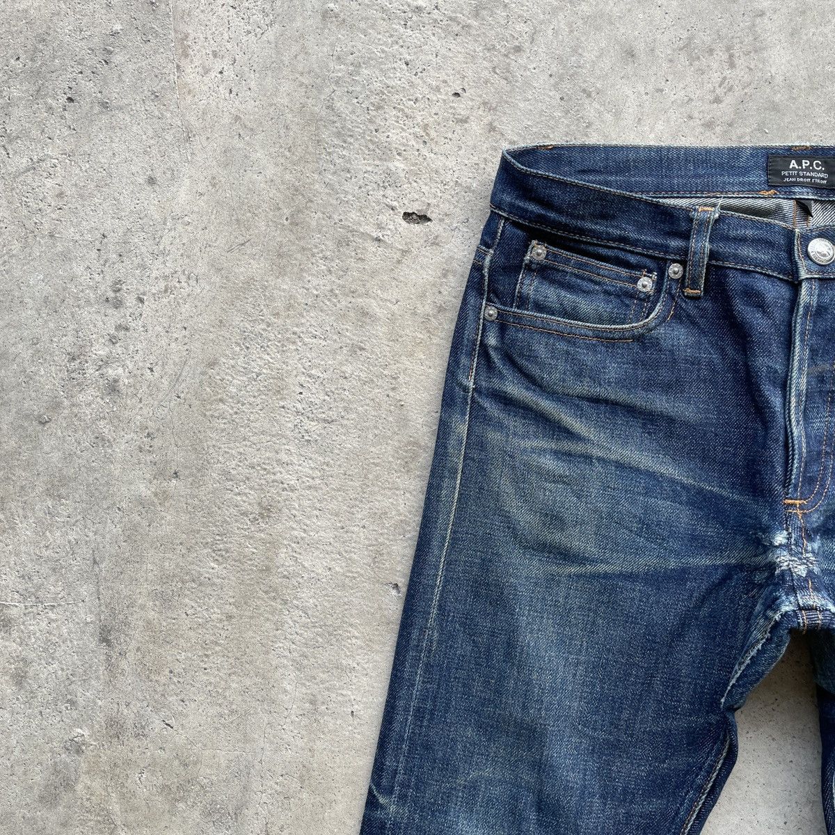 A.P.C. × Vintage Vintage A.P.C Petit Standard Fly Buttons Denim Jeans Pants Size US 28 / EU 44 - 5 Thumbnail