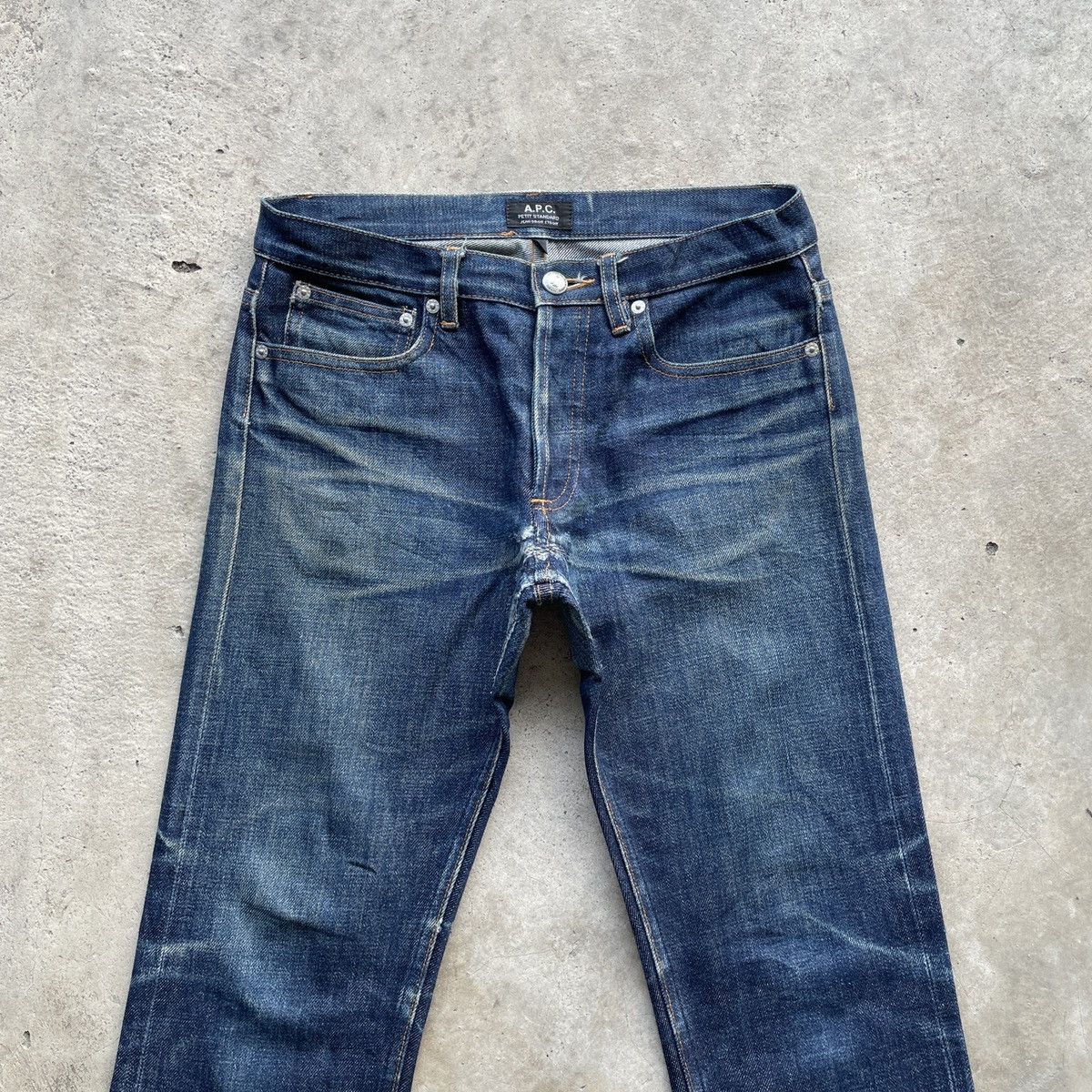 A.P.C. × Vintage Vintage A.P.C Petit Standard Fly Buttons Denim Jeans Pants Size US 28 / EU 44 - 3 Thumbnail