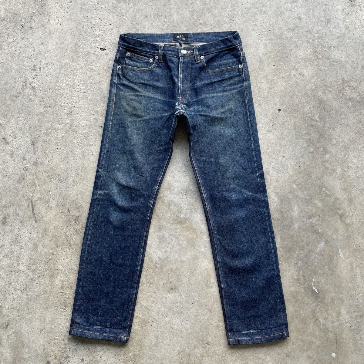 A.P.C. × Vintage Vintage A.P.C Petit Standard Fly Buttons Denim Jeans Pants Size US 28 / EU 44 - 1 Thumbnail