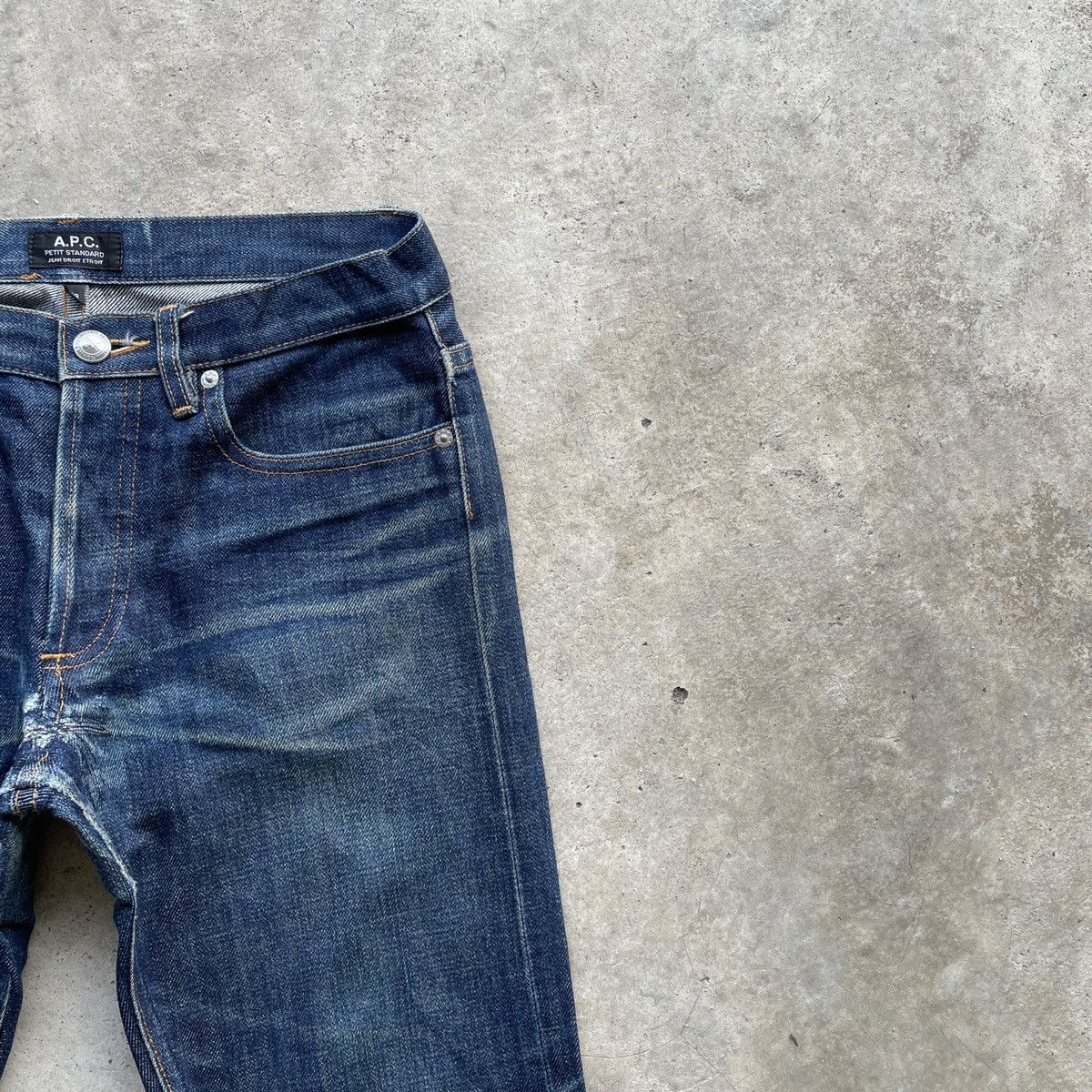 A.P.C. × Vintage Vintage A.P.C Petit Standard Fly Buttons Denim Jeans Pants Size US 28 / EU 44 - 6 Thumbnail