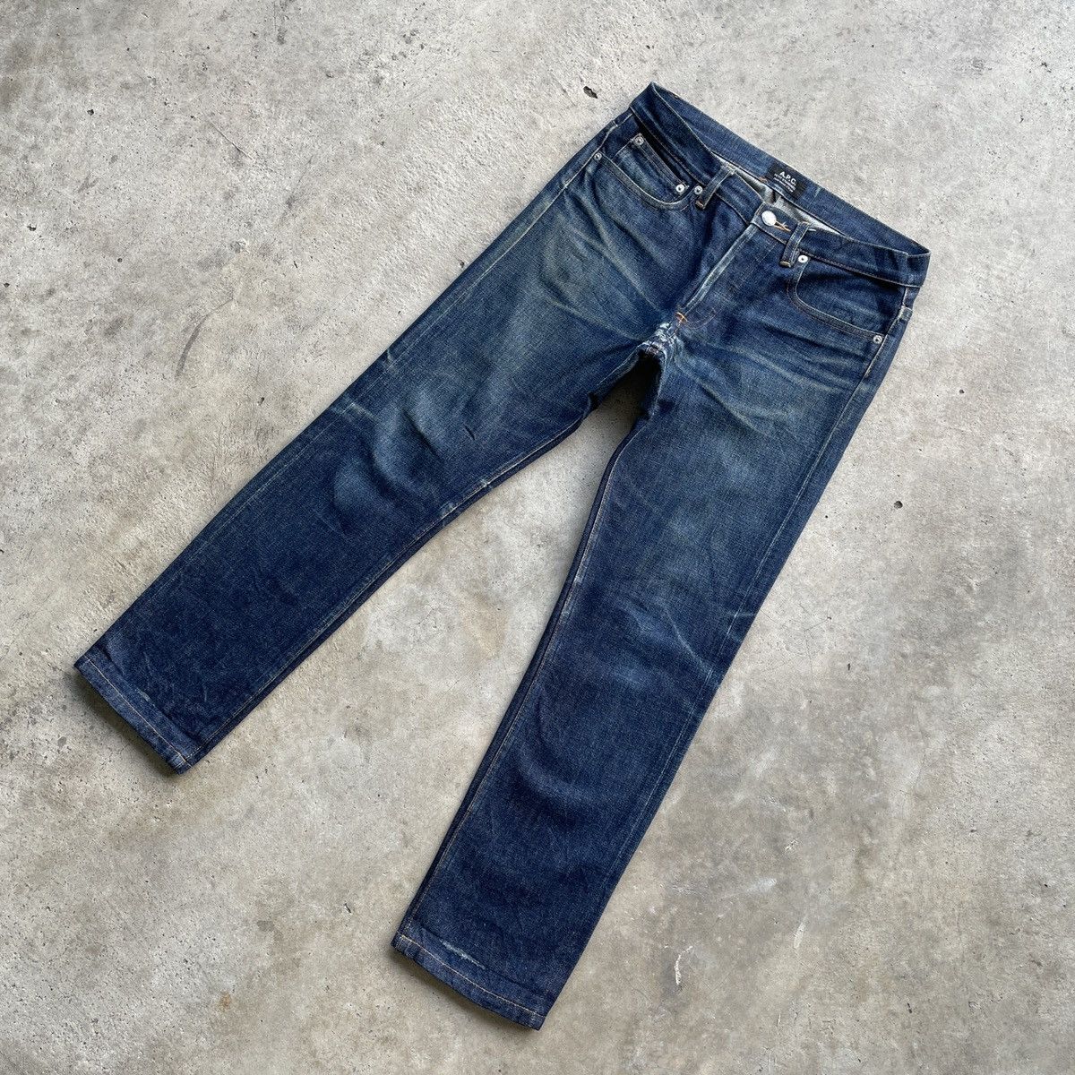 A.P.C. × Vintage Vintage A.P.C Petit Standard Fly Buttons Denim Jeans Pants Size US 28 / EU 44 - 2 Thumbnail