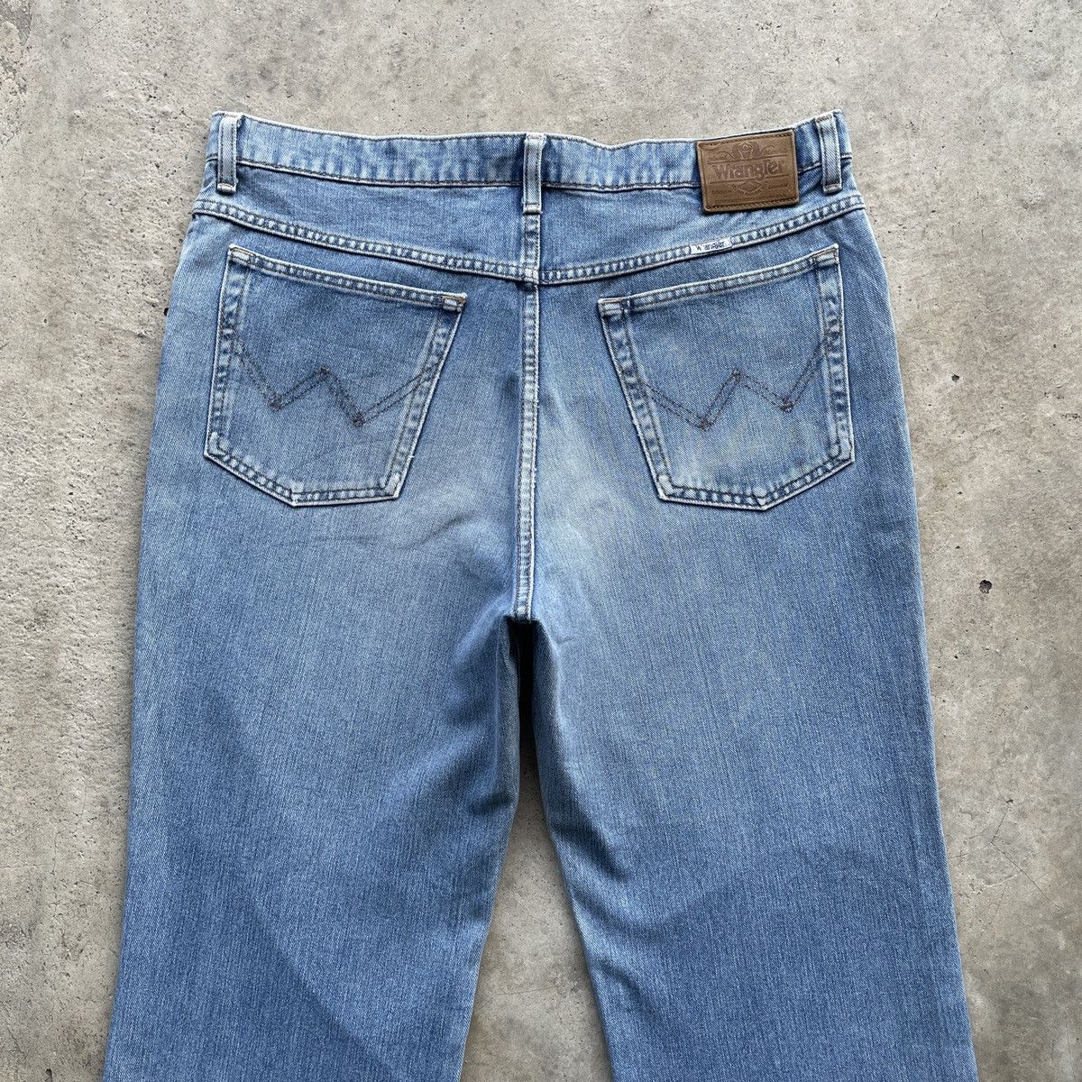 Jean × Vintage × Wrangler Vintage Wrangler Faded Denim Jeans Pants Distressed W33 Size US 33 - 11 Thumbnail