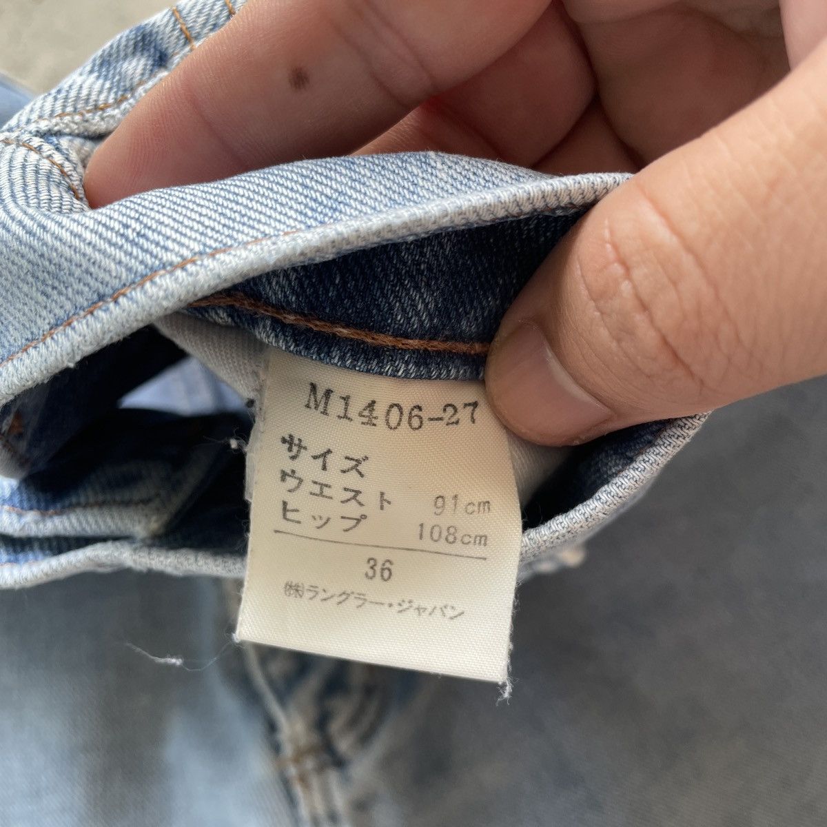 Jean × Vintage × Wrangler Vintage Wrangler Faded Denim Jeans Pants Distressed W33 Size US 33 - 9 Thumbnail