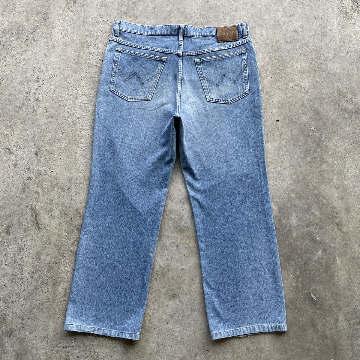 Jean × Vintage × Wrangler Vintage Wrangler Faded Denim Jeans Pants Distressed W33 Size US 33 - 13 Thumbnail