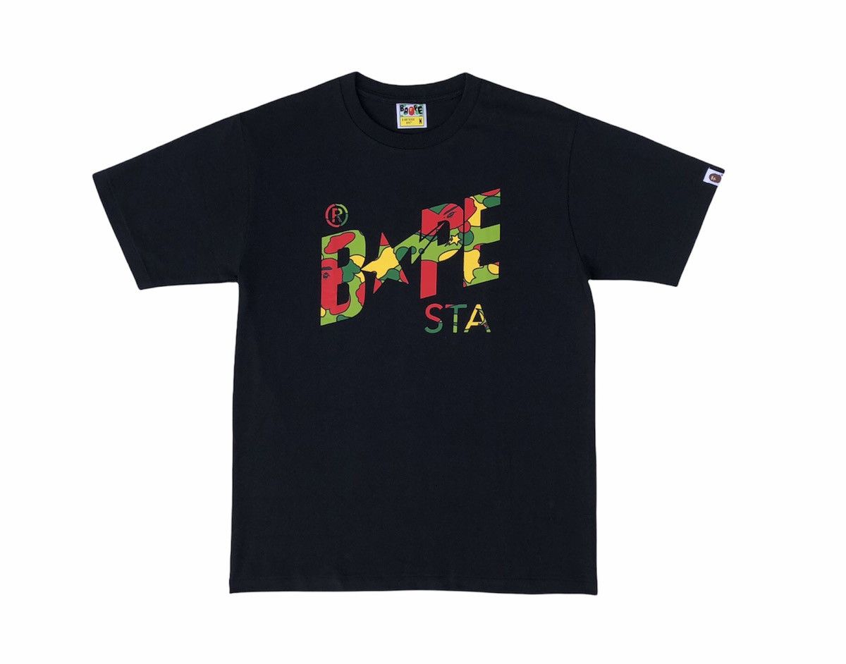 Bape Sta Camo Bape Sta Logo Tee Size US M / EU 48-50 / 2 - 3 Thumbnail