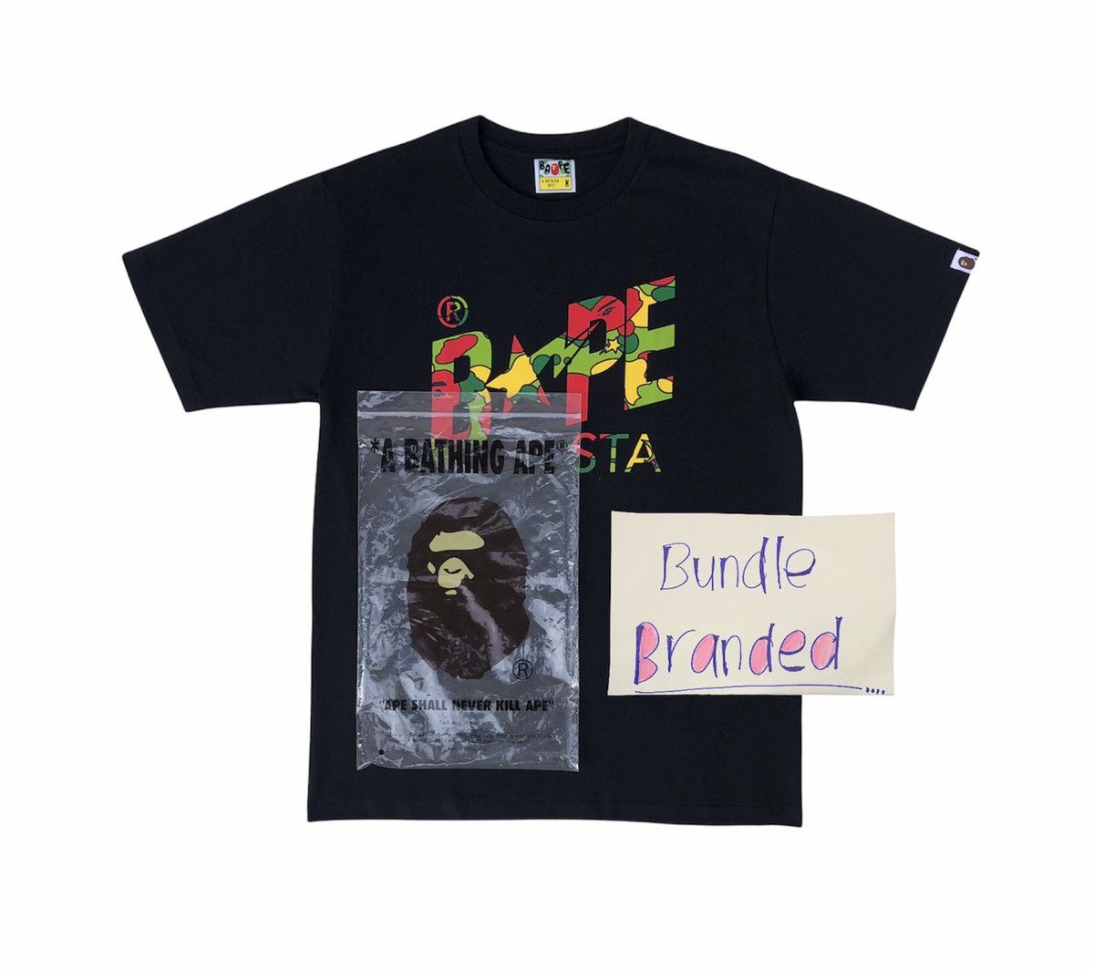 Bape Sta Camo Bape Sta Logo Tee Size US M / EU 48-50 / 2 - 4 Thumbnail