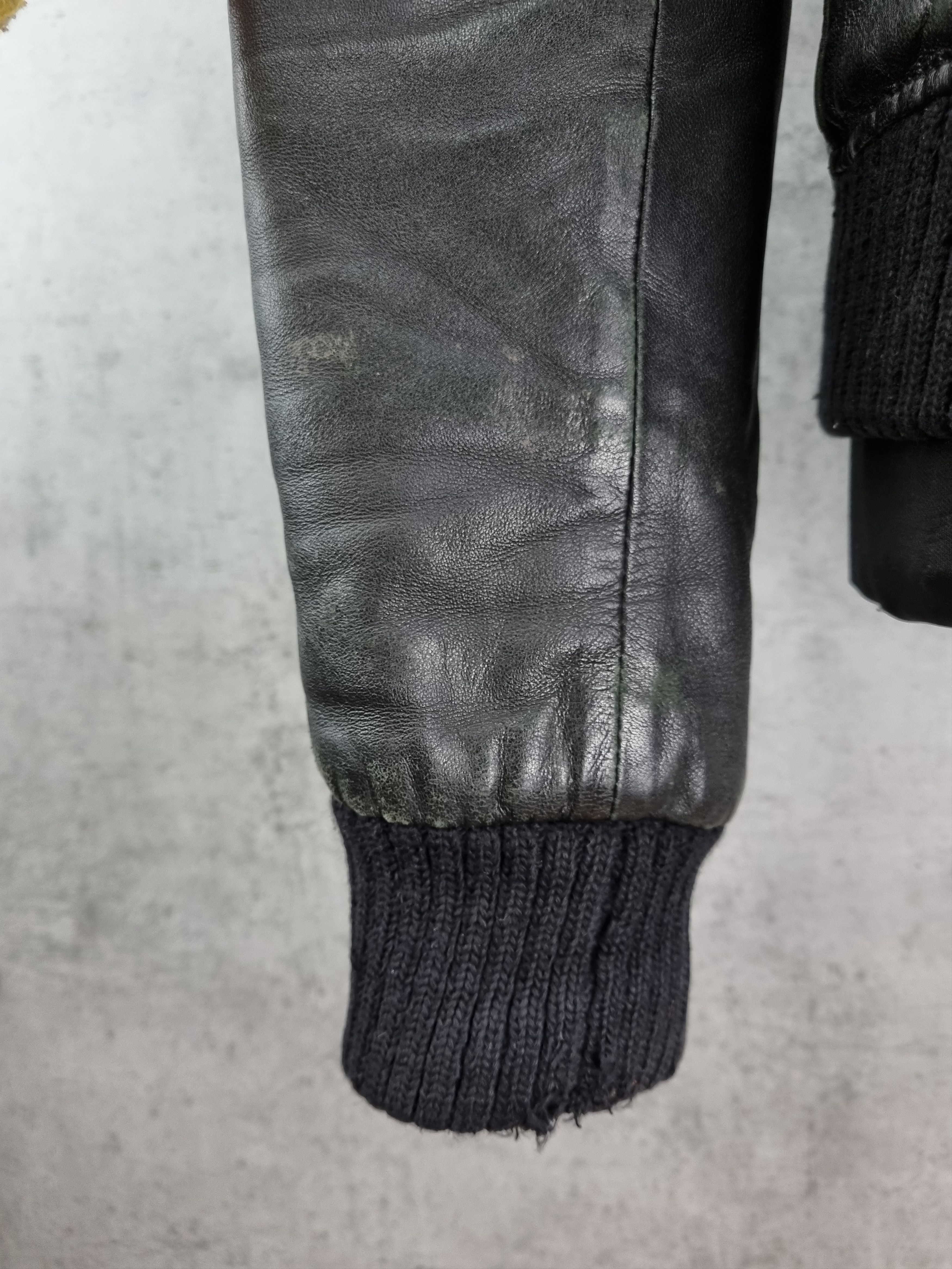 Genuine Leather Leather Biker MultiPockets Jacket Made in Italy GUCCI style Size US M / EU 48-50 / 2 - 15 Thumbnail