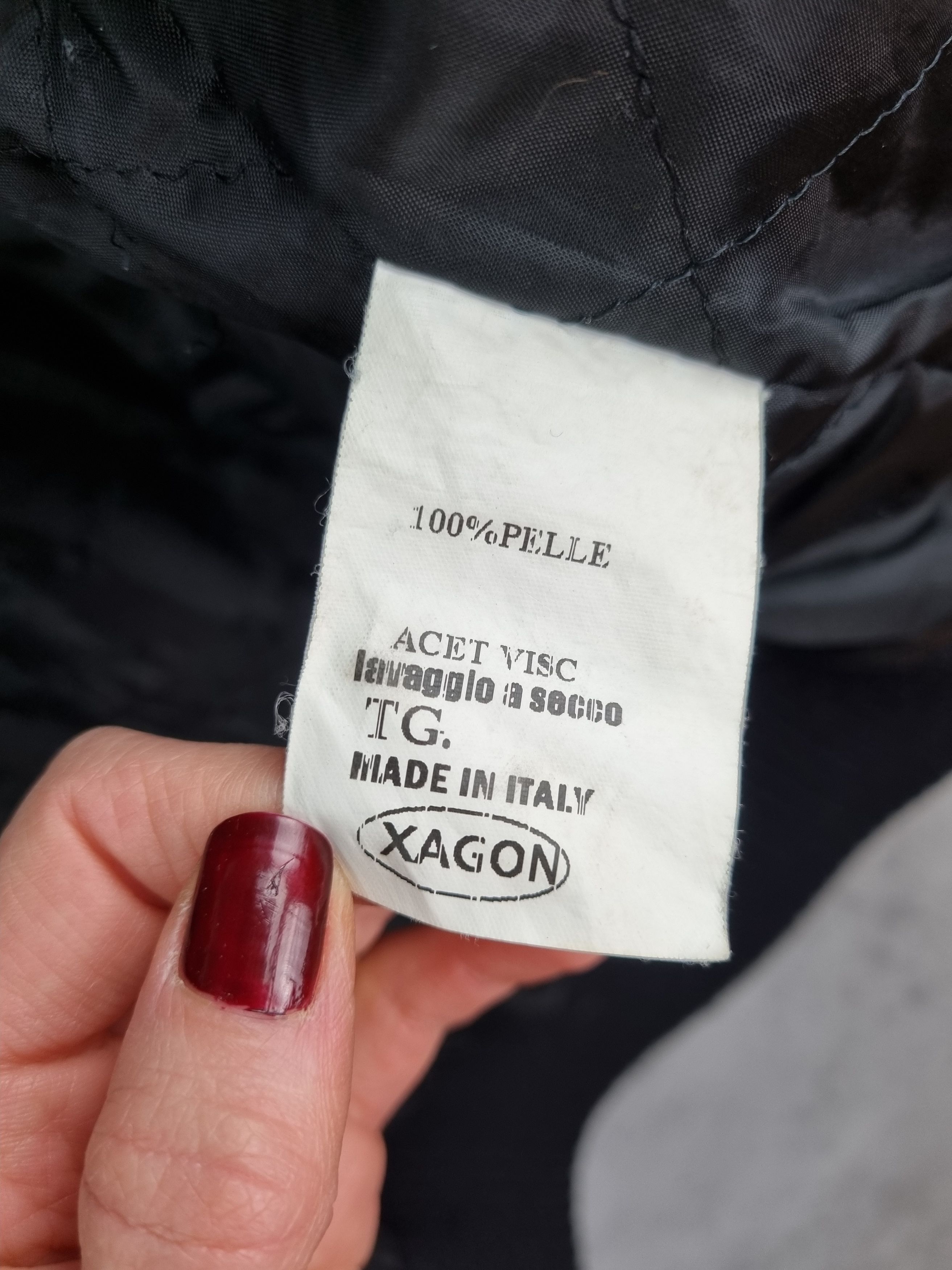 Genuine Leather Leather Biker MultiPockets Jacket Made in Italy GUCCI style Size US M / EU 48-50 / 2 - 8 Thumbnail