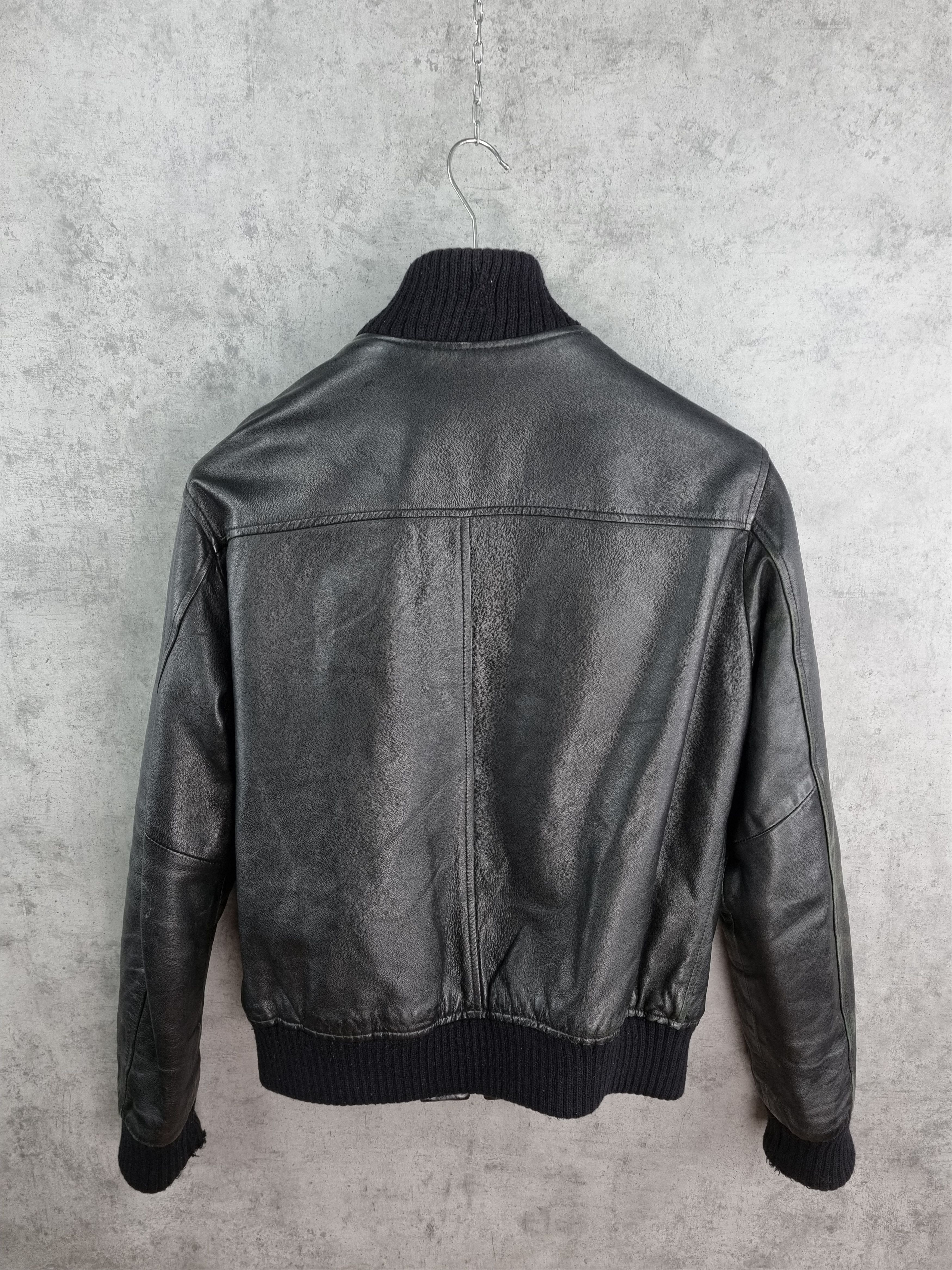 Genuine Leather Leather Biker MultiPockets Jacket Made in Italy GUCCI style Size US M / EU 48-50 / 2 - 5 Thumbnail