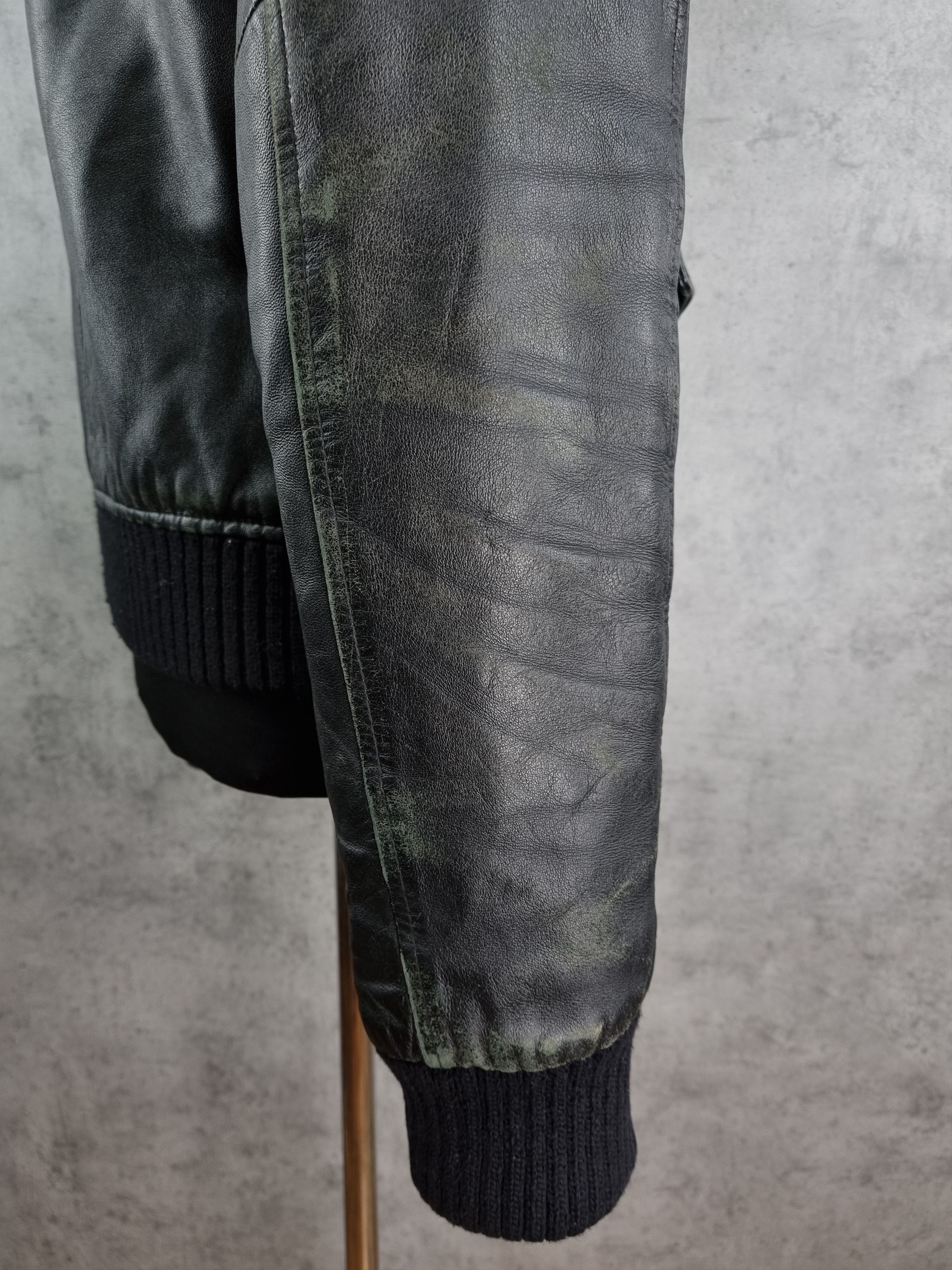 Genuine Leather Leather Biker MultiPockets Jacket Made in Italy GUCCI style Size US M / EU 48-50 / 2 - 12 Thumbnail