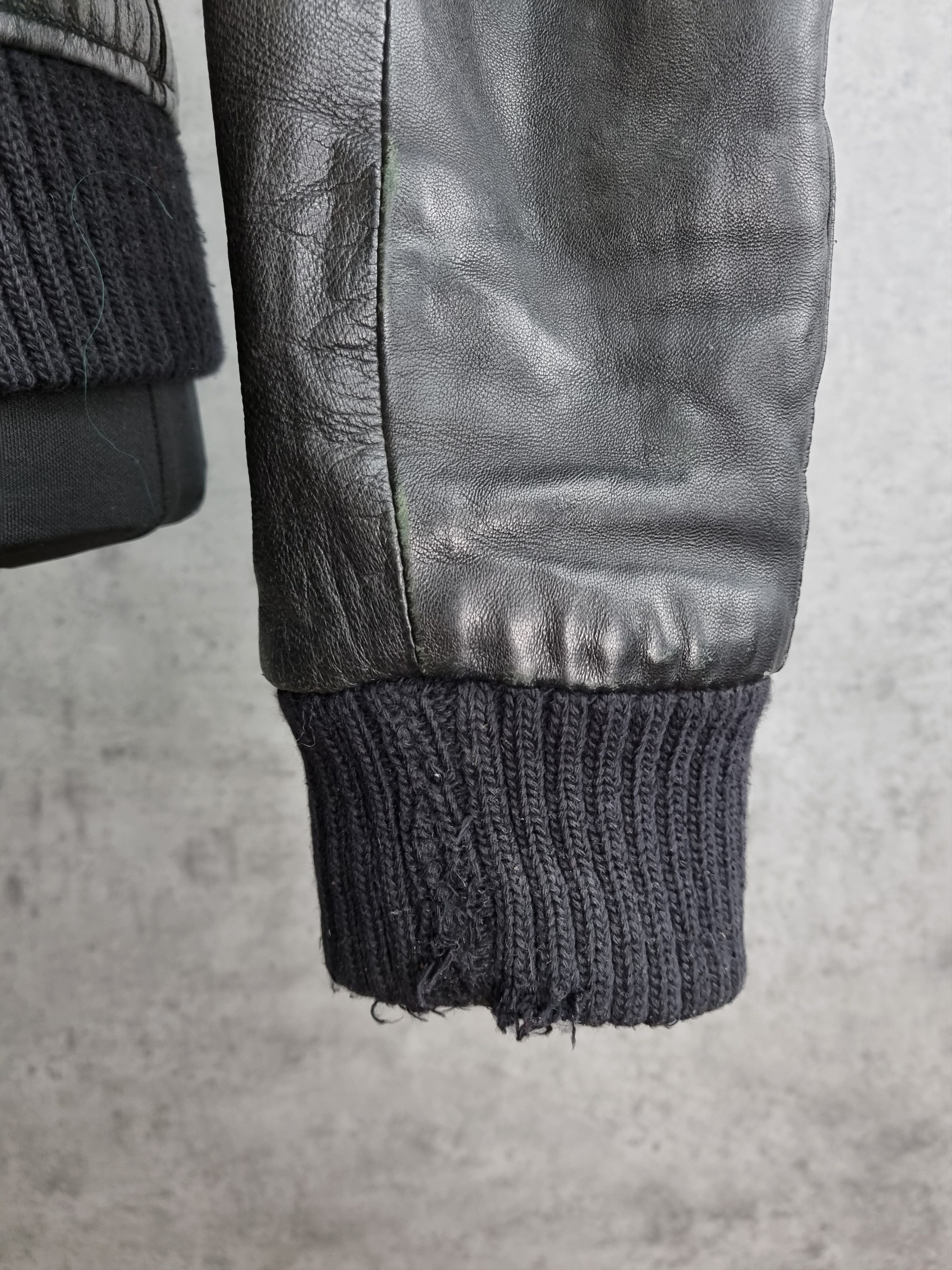 Genuine Leather Leather Biker MultiPockets Jacket Made in Italy GUCCI style Size US M / EU 48-50 / 2 - 16 Thumbnail