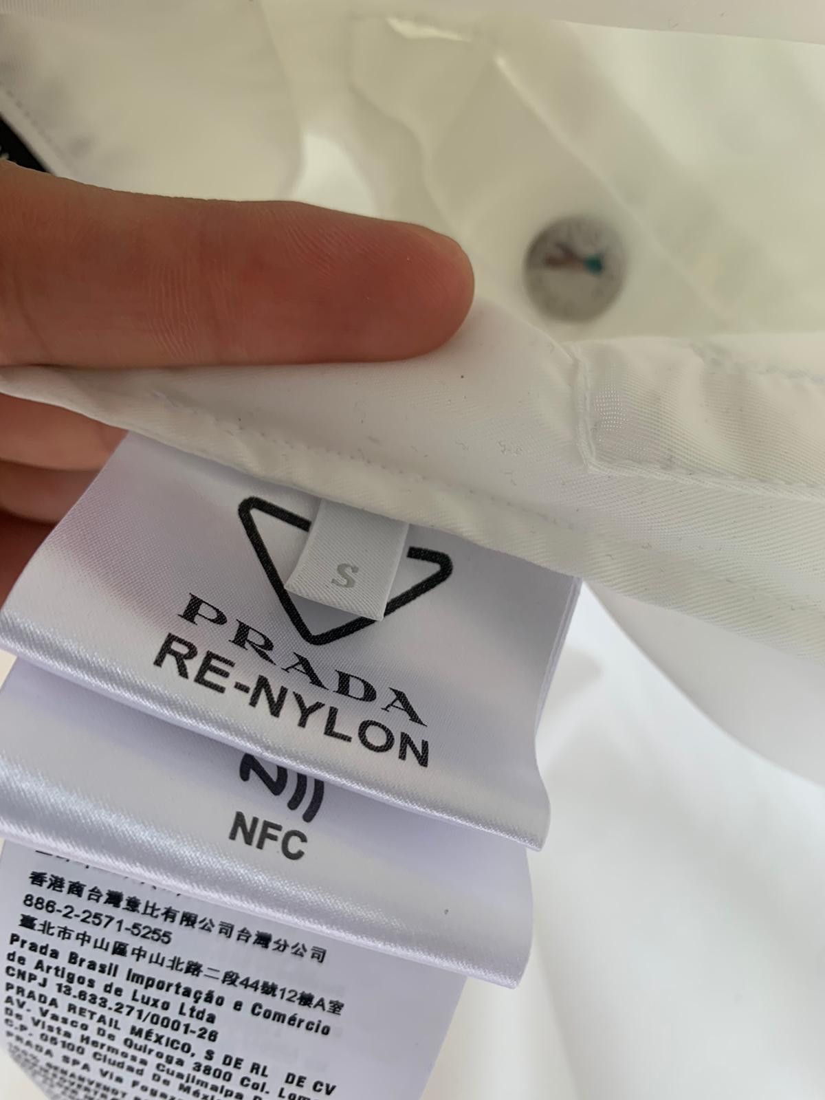 Prada Re Nylon Jacket in White Size US S / EU 44-46 / 1 - 11 Thumbnail