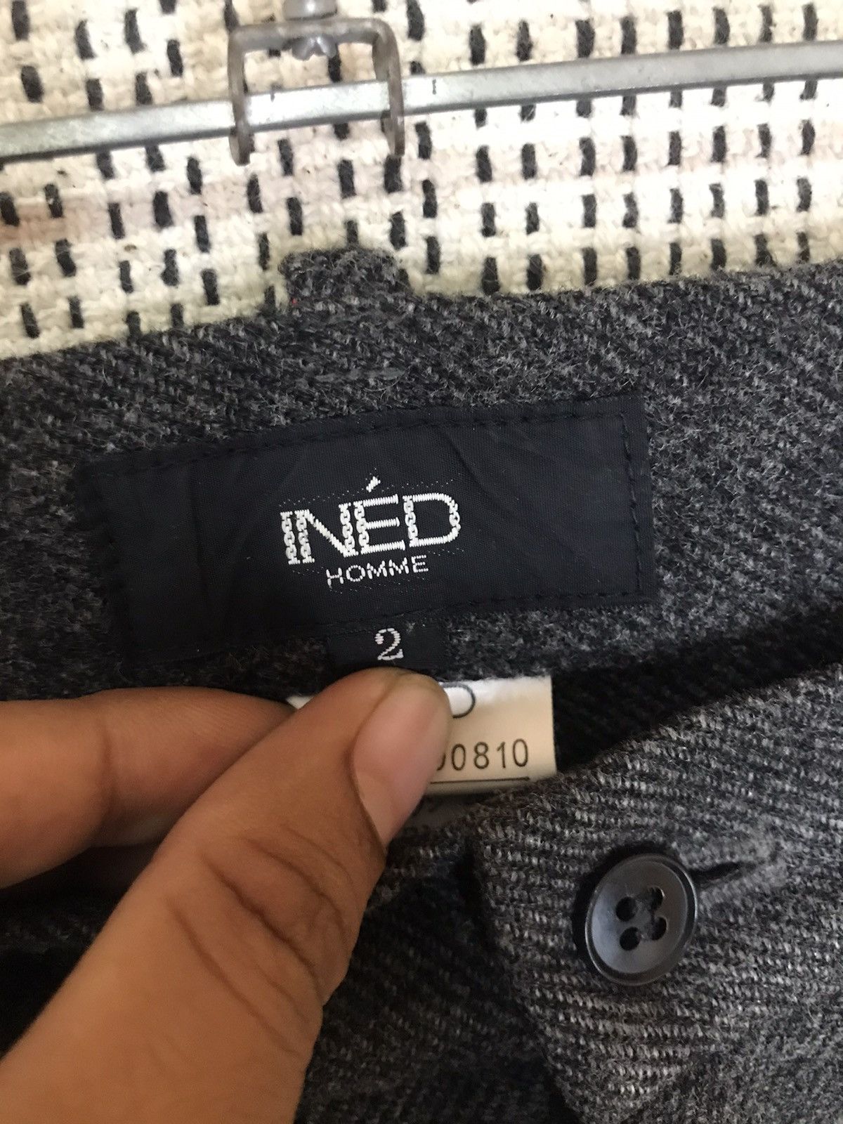Yohji Yamamoto ‼️VTG INED HOMME BY YOHJI YAMAMOTO WOOL PANTS VERY RARE‼️ Size US 30 / EU 46 - 5 Thumbnail