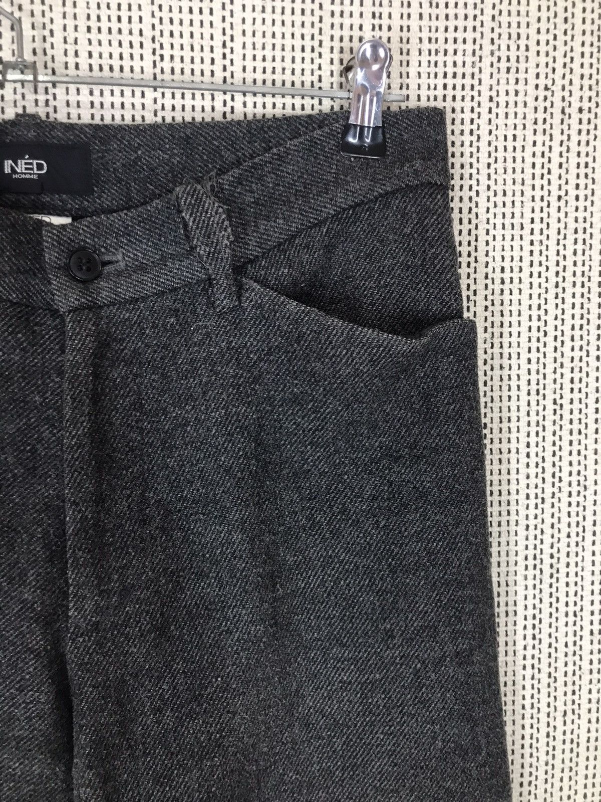 Yohji Yamamoto ‼️VTG INED HOMME BY YOHJI YAMAMOTO WOOL PANTS VERY RARE‼️ Size US 30 / EU 46 - 4 Thumbnail
