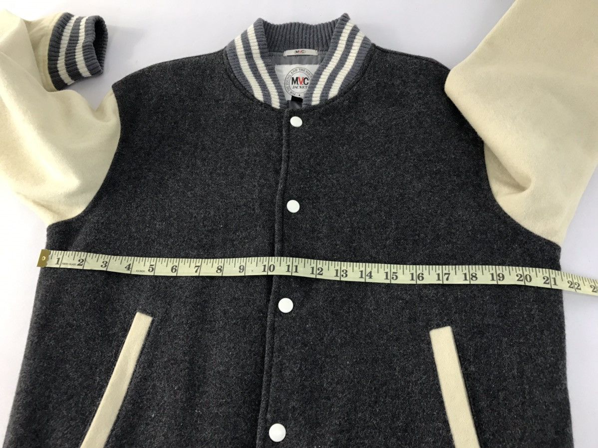 Japanese Brand Vintage Varsity Mvc Jacket Wool Snap Button Style Size US M / EU 48-50 / 2 - 11 Thumbnail