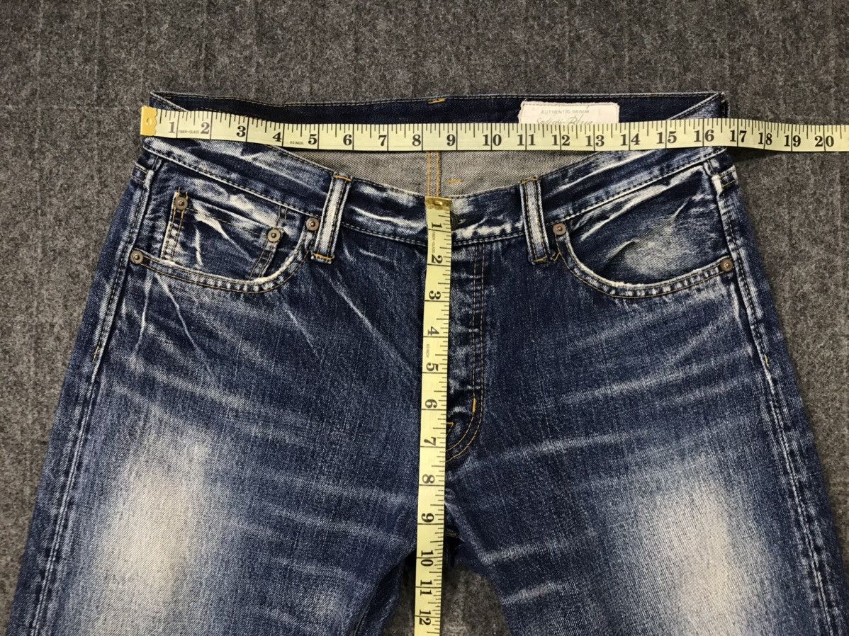 Japanese Brand Sadistic Blue Indigo Blue Denim Style Size US 33 - 17 Thumbnail