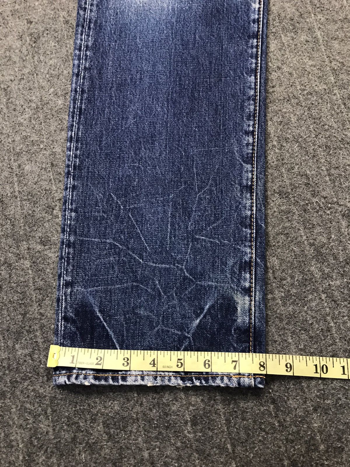 Japanese Brand Sadistic Blue Indigo Blue Denim Style Size US 33 - 20 Thumbnail