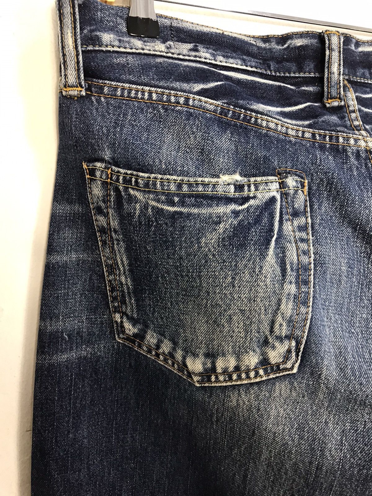 Japanese Brand Sadistic Blue Indigo Blue Denim Style Size US 33 - 12 Thumbnail