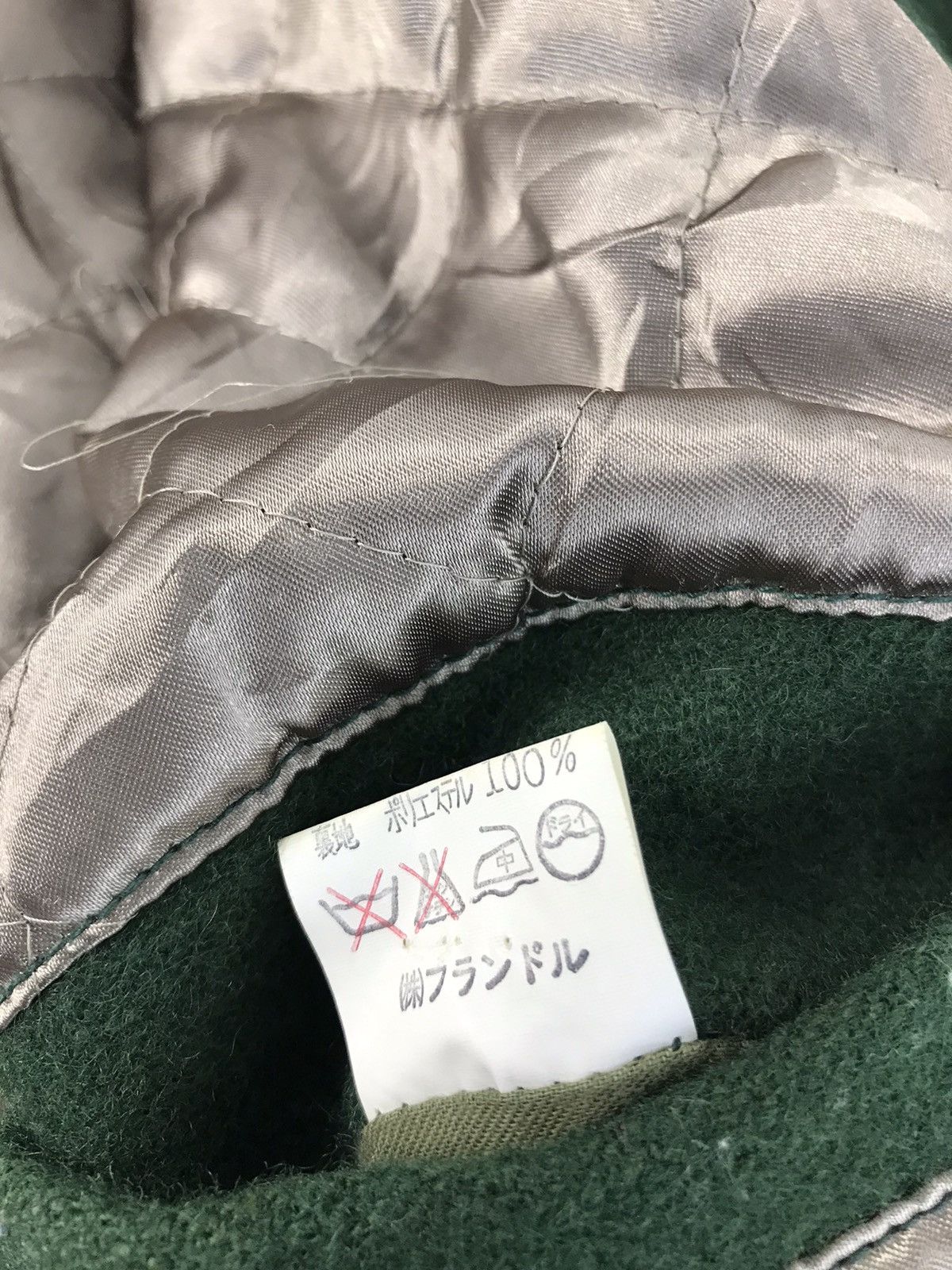 Japanese Brand × Vintage Vtg Men’S Flandre Varsity Jacket Wool Big Logo Back Side Size US L / EU 52-54 / 3 - 11 Thumbnail