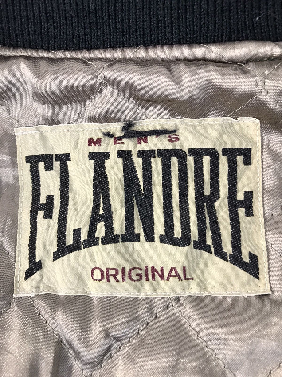 Japanese Brand × Vintage Vtg Men’S Flandre Varsity Jacket Wool Big Logo Back Side Size US L / EU 52-54 / 3 - 9 Thumbnail