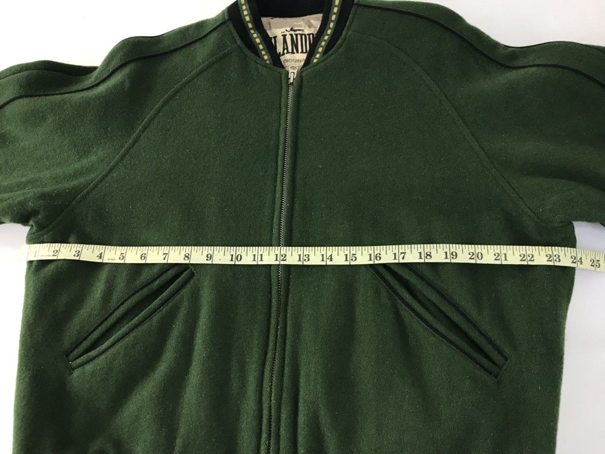 Japanese Brand × Vintage Vtg Men’S Flandre Varsity Jacket Wool Big Logo Back Side Size US L / EU 52-54 / 3 - 13 Thumbnail