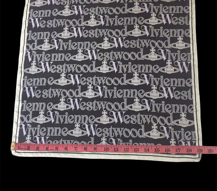 Designer × Vivienne Westwood VIVIENNE WESTWOOD SPELL OUT LUXURY BANDANA HANDKERCHIEF Size ONE SIZE - 4 Thumbnail