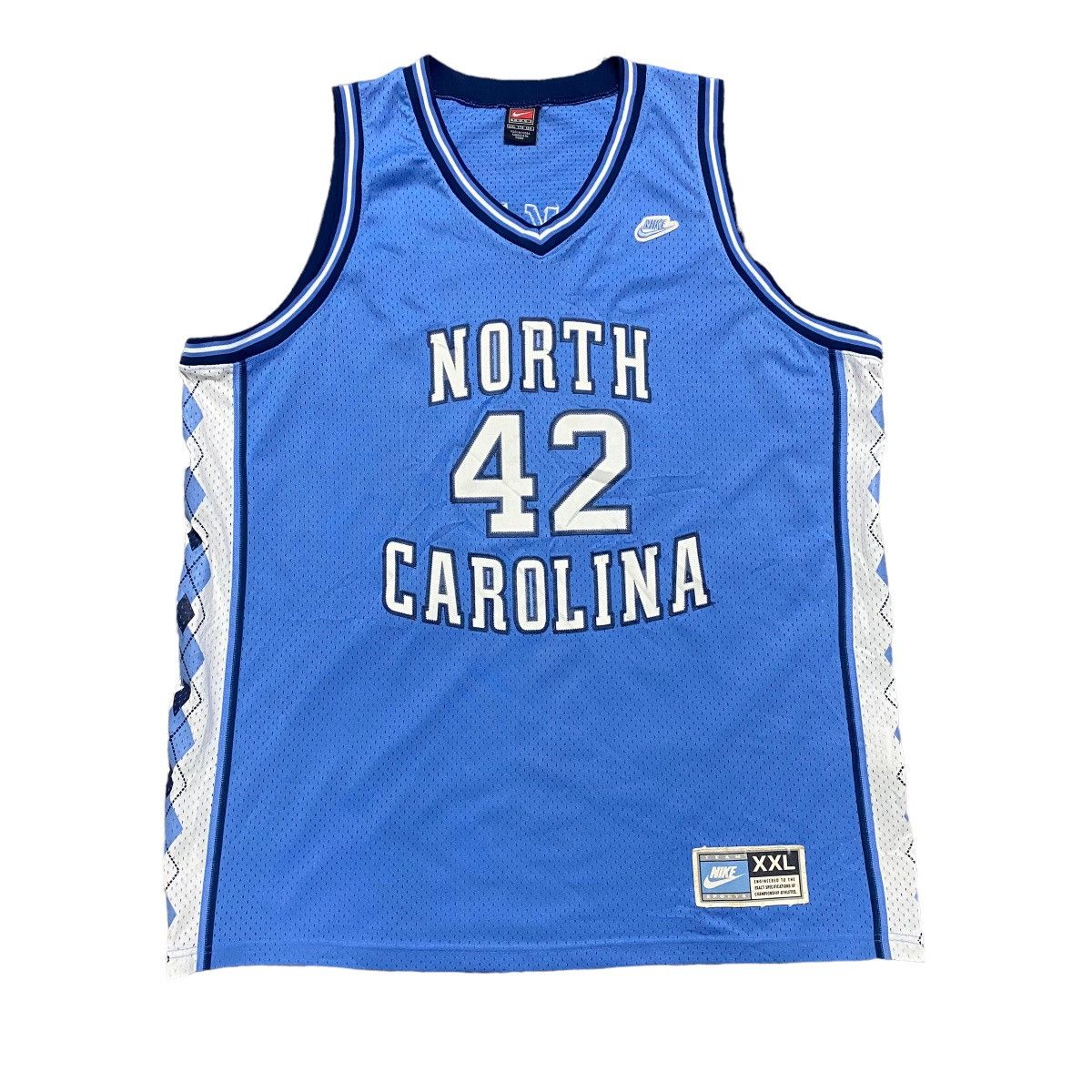 NBA Vintage 90s North Carolina Jersey Jerry Stackhouse Size US XXL / EU 58 / 5 - 1 Thumbnail