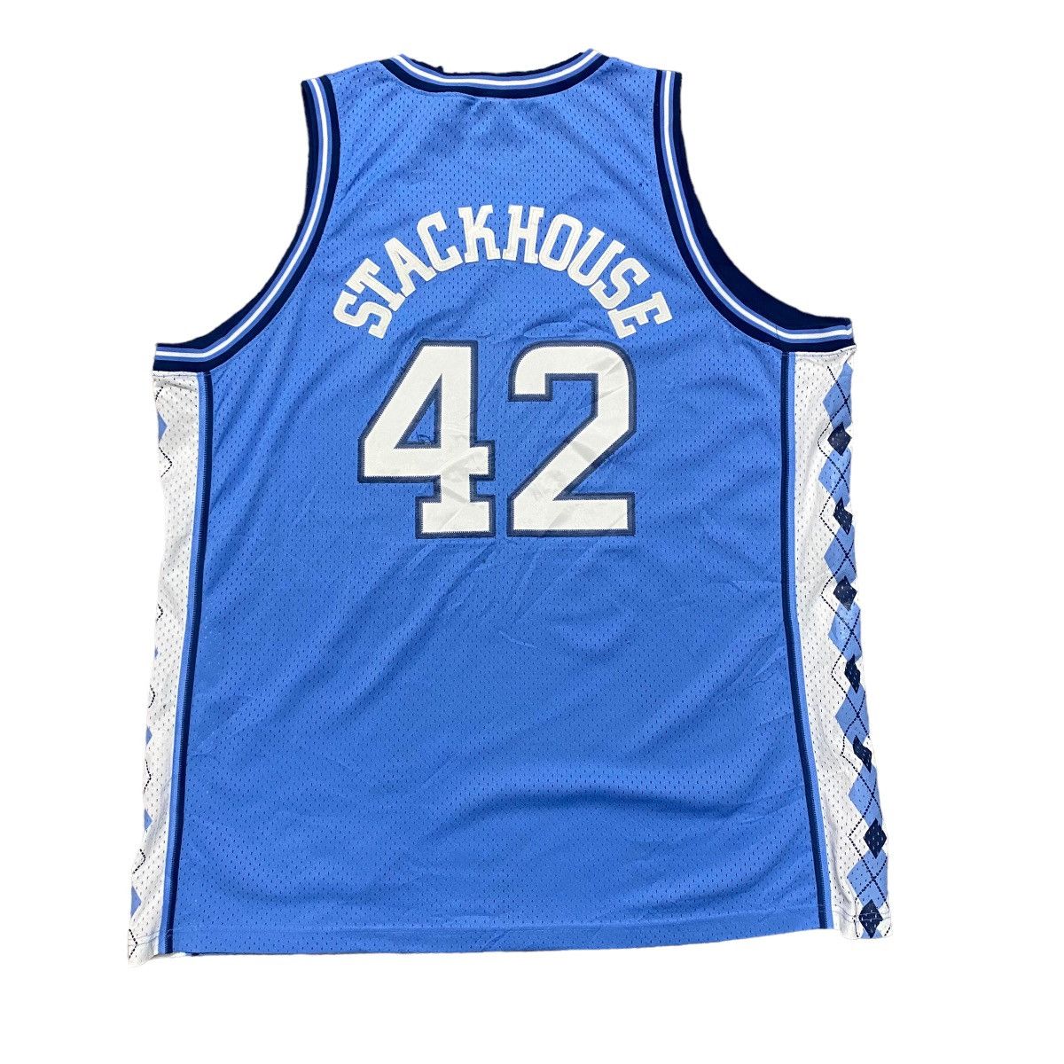 NBA Vintage 90s North Carolina Jersey Jerry Stackhouse Size US XXL / EU 58 / 5 - 2 Thumbnail
