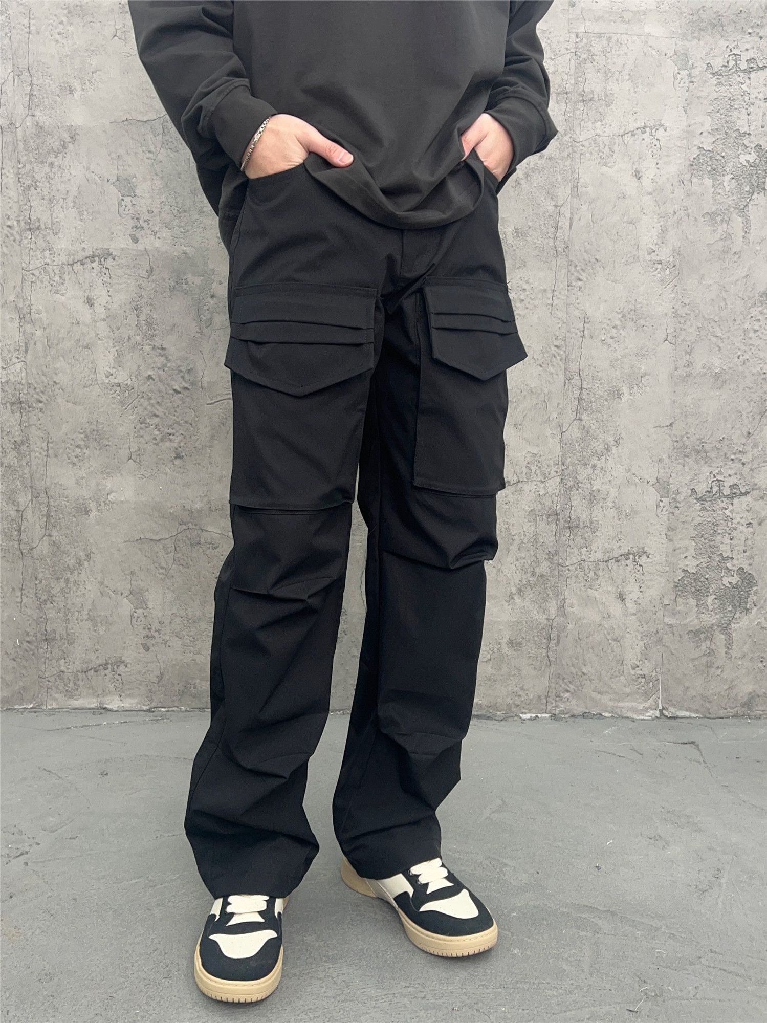 function pleated cargo pants