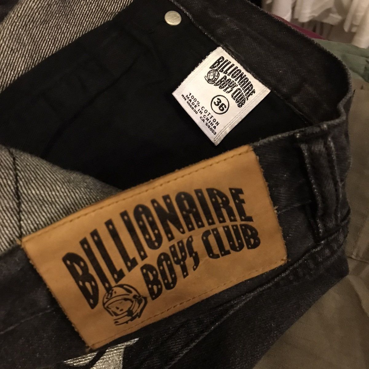 Billionaire Boys Club Billionaire Boys Club BBC Denim Pants Big Logo Y2K Size US 36 / EU 52 - 6 Thumbnail
