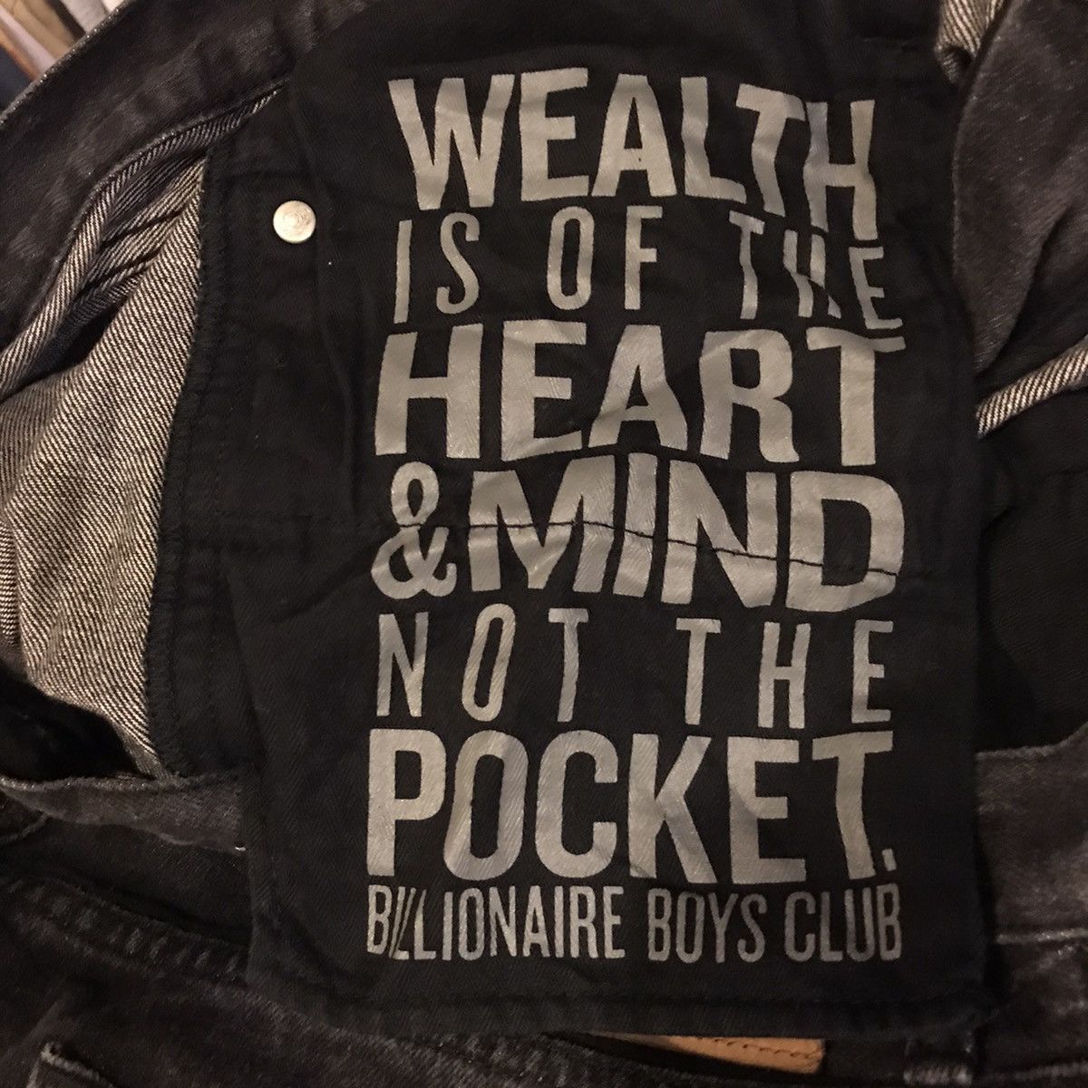 Billionaire Boys Club Billionaire Boys Club BBC Denim Pants Big Logo Y2K Size US 36 / EU 52 - 8 Thumbnail
