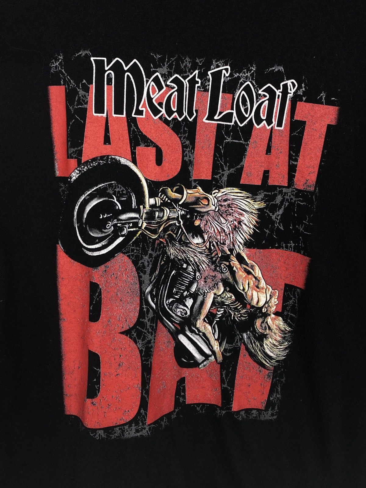 Band Tees Meat Loaf Last At Bat 2013 Rock Tour T-Shirt In Black Size US XL / EU 56 / 4 - 2 Thumbnail