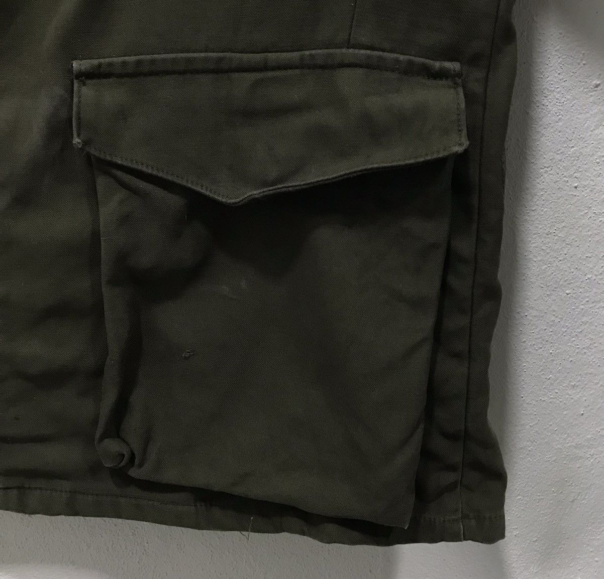 Vintage Vtg 70s Swedish Military Smock Jacket C46 Field Coat Army Size US M / EU 48-50 / 2 - 7 Thumbnail
