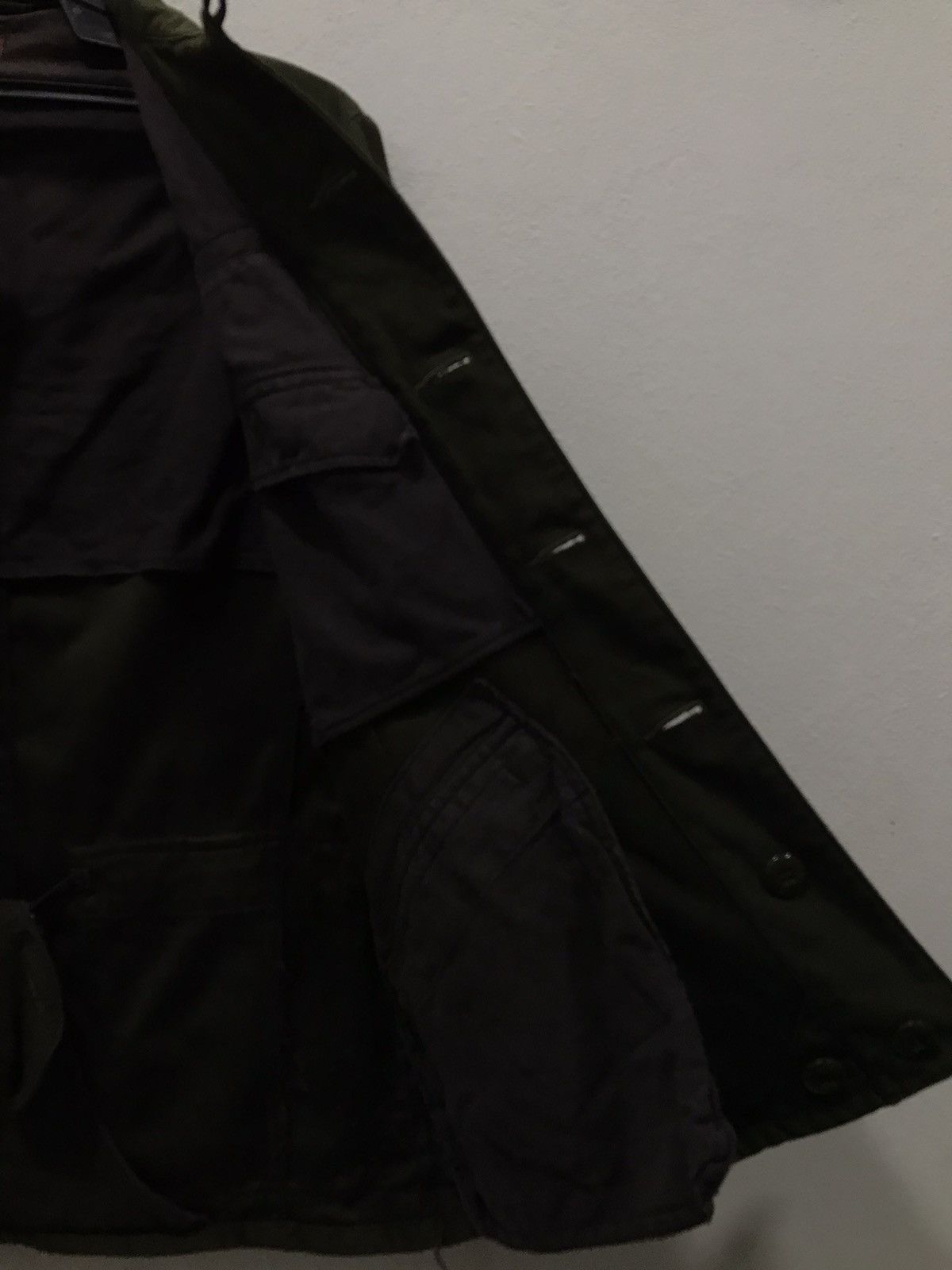 Vintage Vtg 70s Swedish Military Smock Jacket C46 Field Coat Army Size US M / EU 48-50 / 2 - 11 Thumbnail
