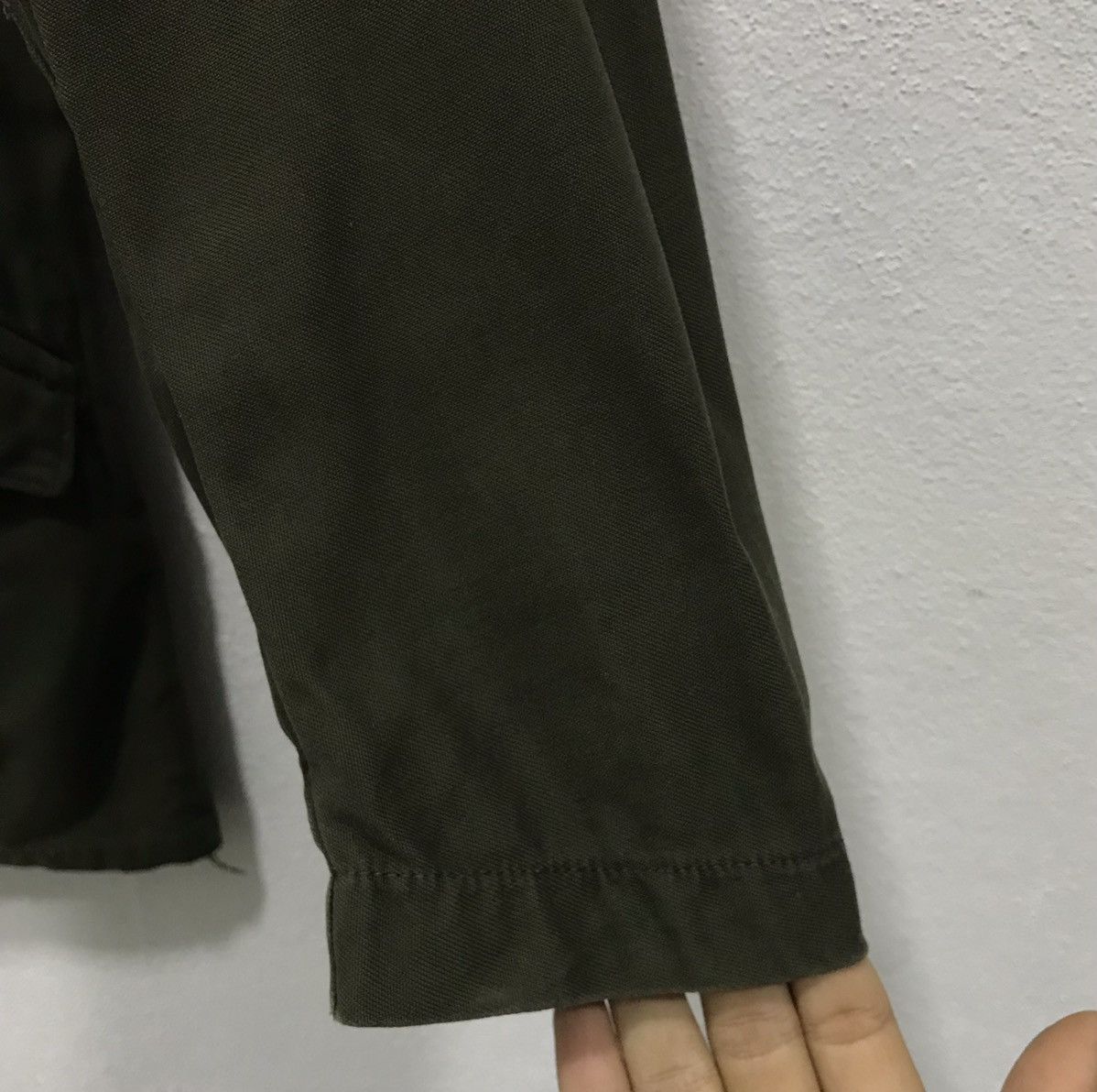 Vintage Vtg 70s Swedish Military Smock Jacket C46 Field Coat Army Size US M / EU 48-50 / 2 - 9 Thumbnail