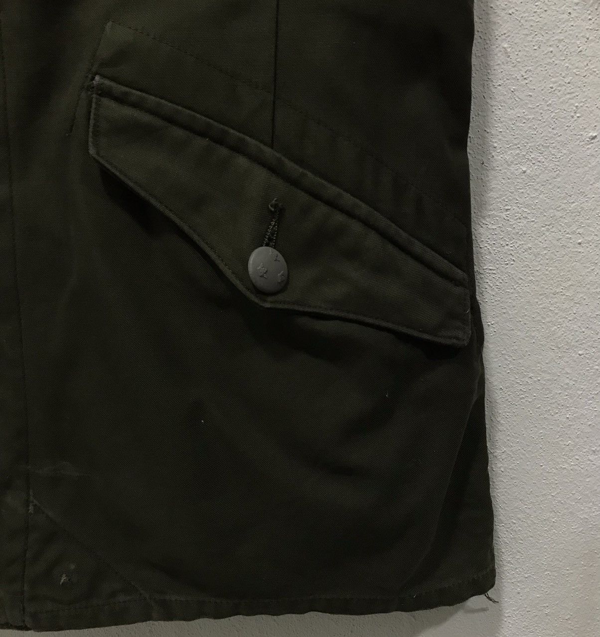 Vintage Vtg 70s Swedish Military Smock Jacket C46 Field Coat Army Size US M / EU 48-50 / 2 - 5 Thumbnail