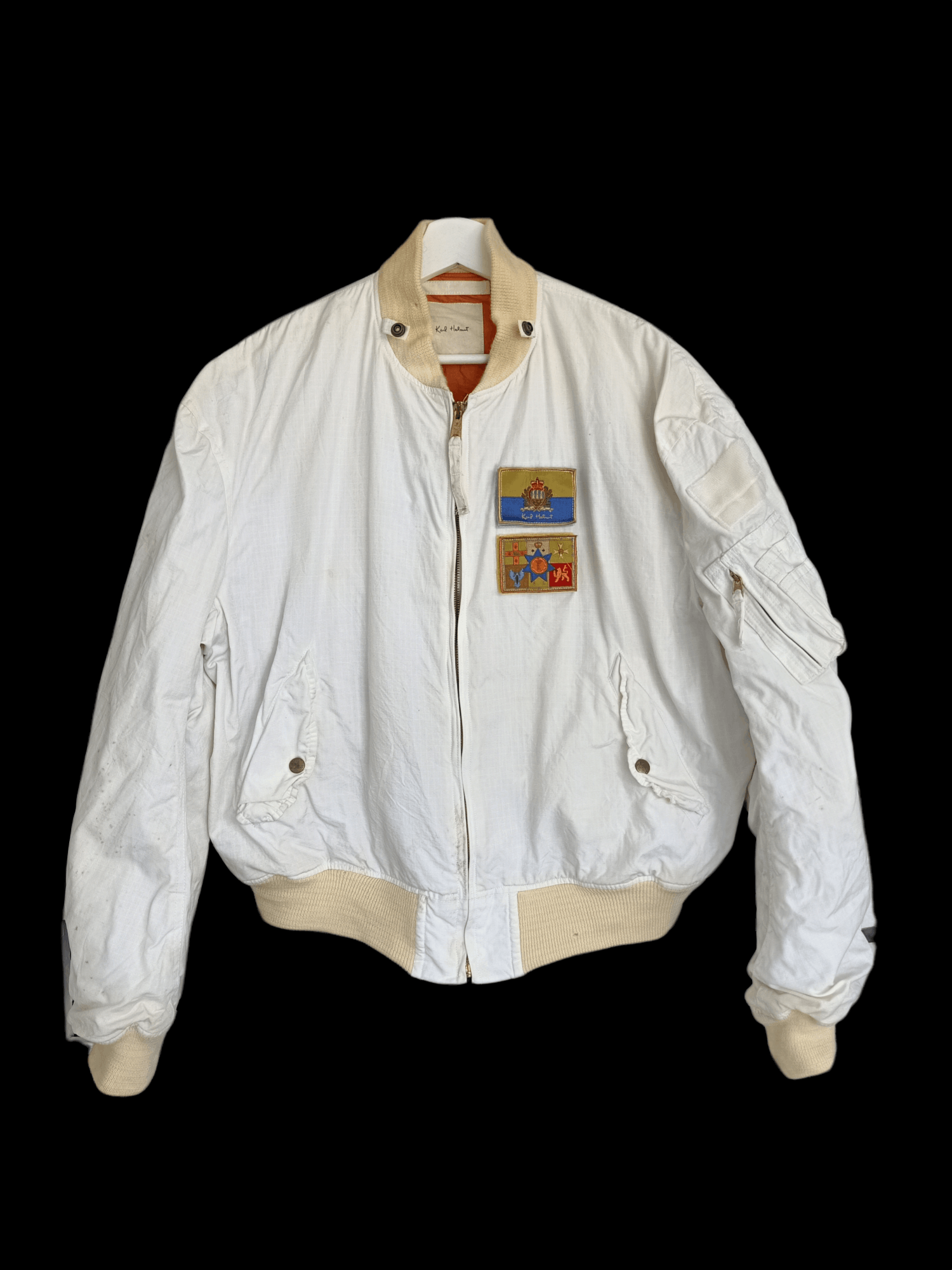 Karl Helmut × Pink House Karl Helmut Embroidery Logo Bomber Jacket Size US L / EU 52-54 / 3 - 6 Thumbnail